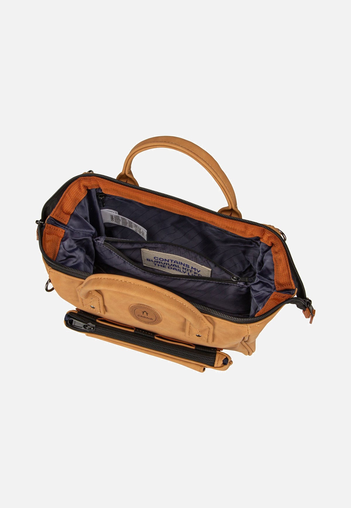 Cabaia Adventurer X-Body Vegan Nubuck Medium Moscou Handvat tas