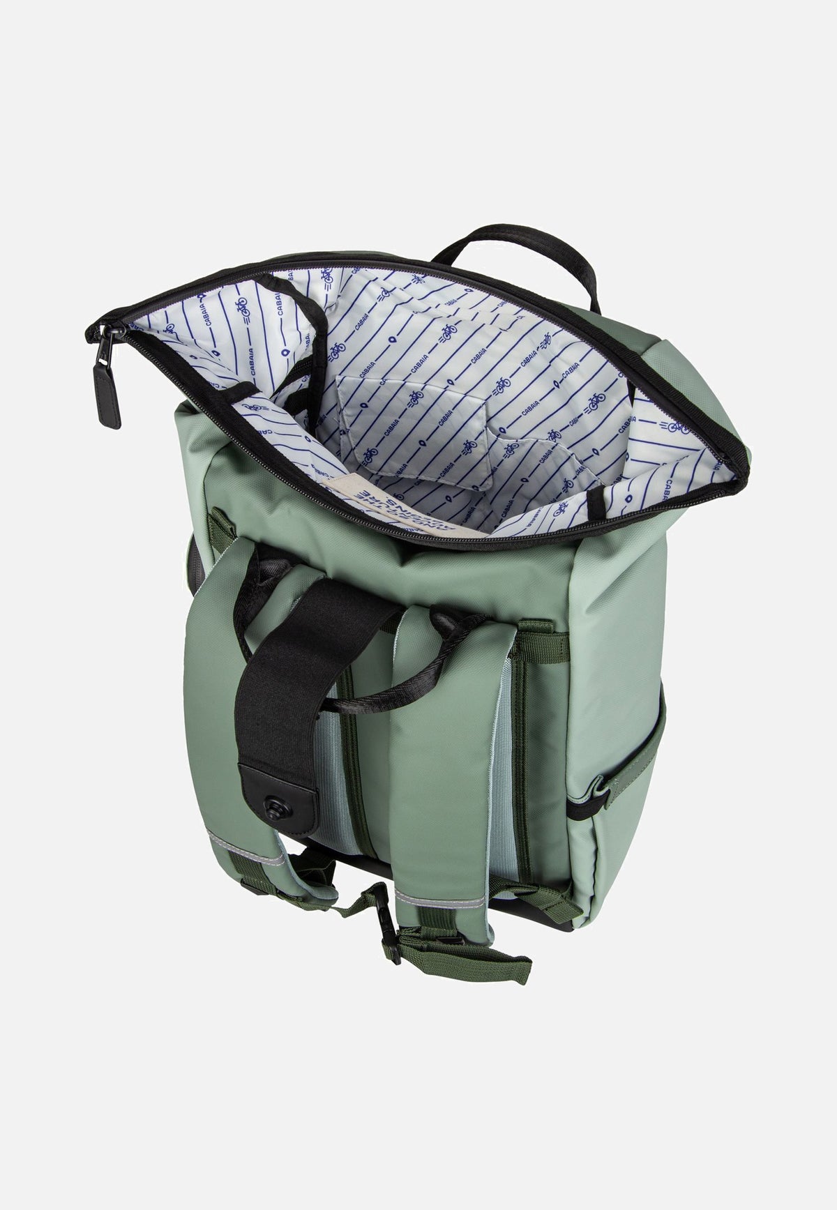 Cabaia Explorer Recycled Oxford Medium Menton Rolltop Backpack