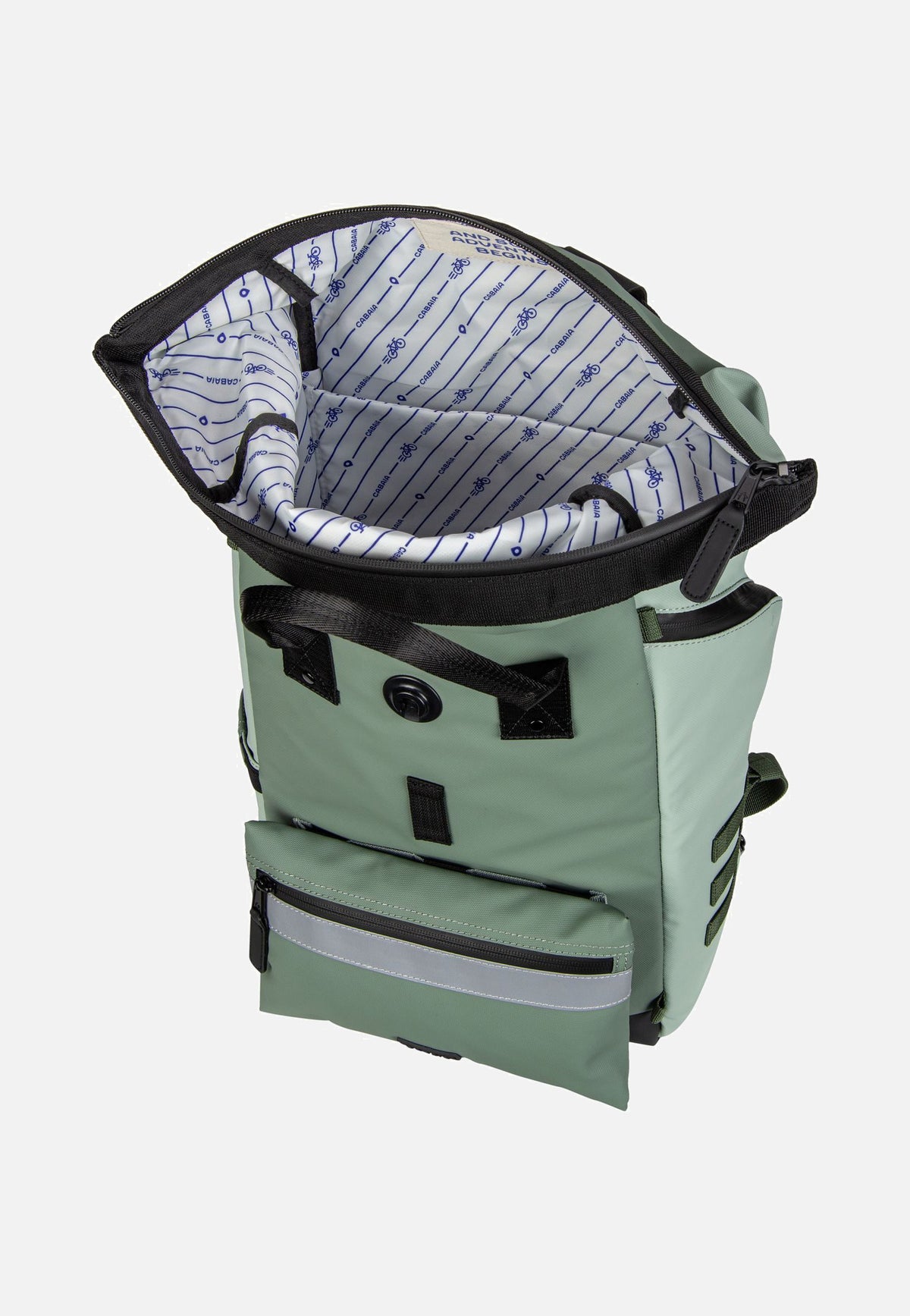 Cabaia Explorer Recycled Oxford Medium Menton Rolltop Backpack
