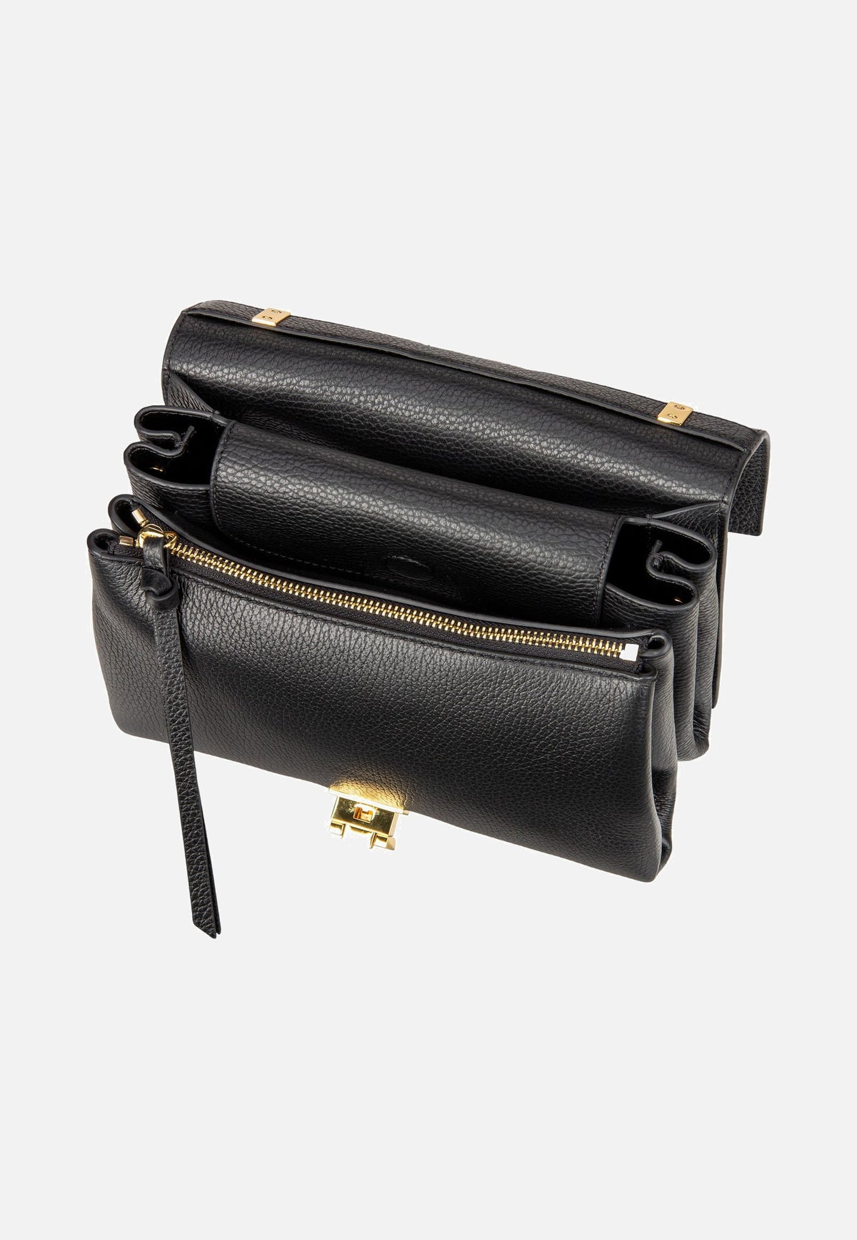 Coccinelle Arlettis 1207 Noir Shoulder Bag