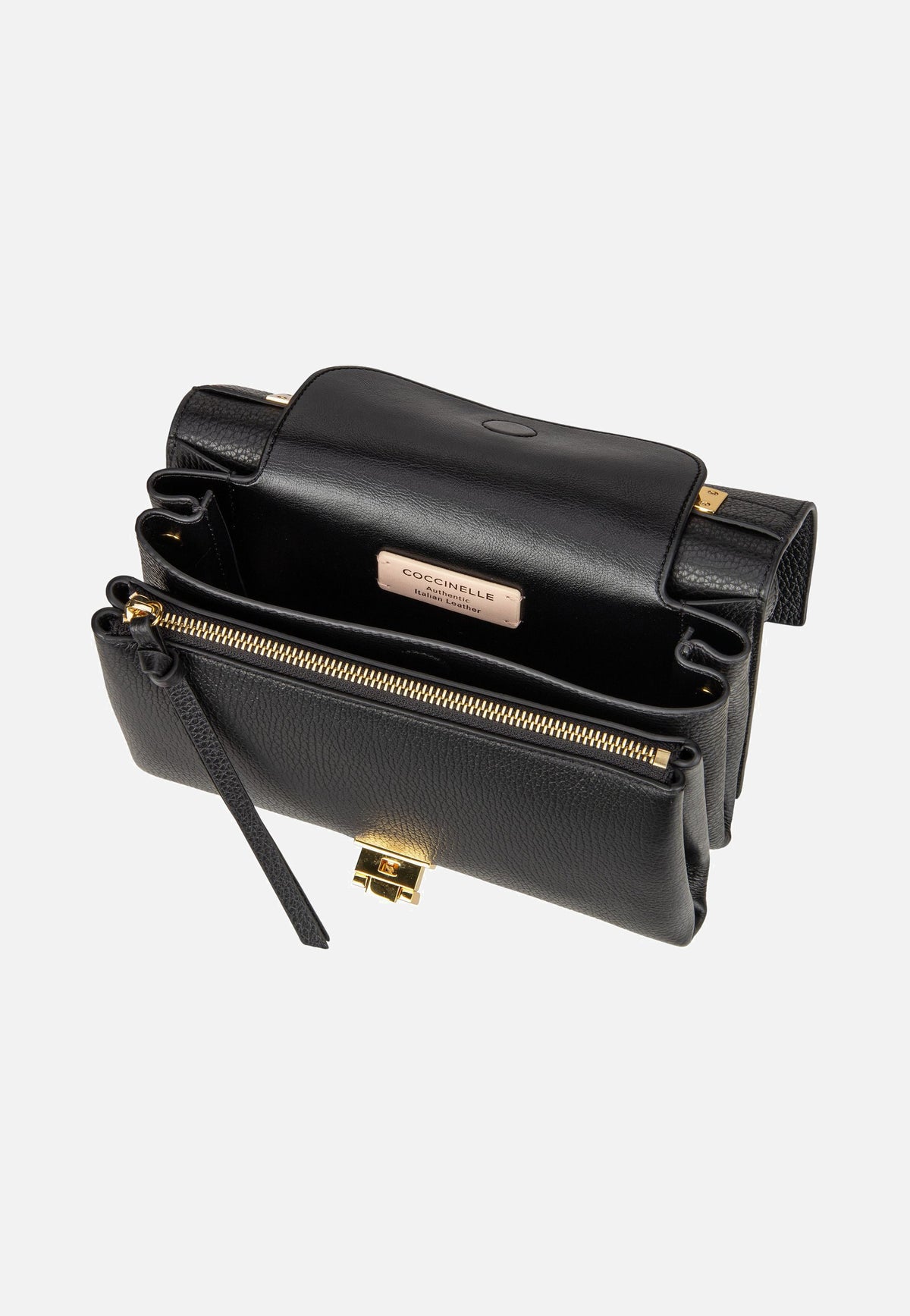 Coccinelle Arlettis 1207 Noir Shoulder Bag