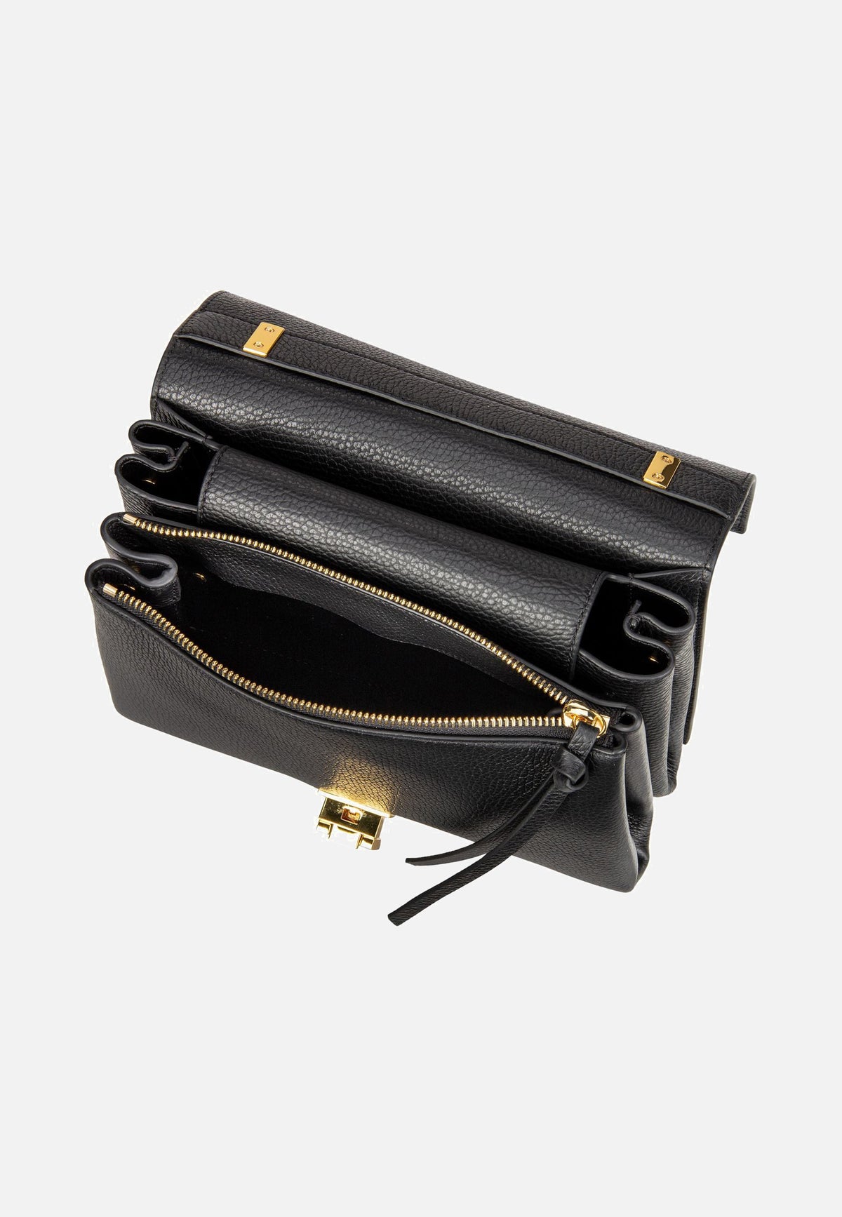Coccinelle Arlettis 1207 Noir Shoulder Bag