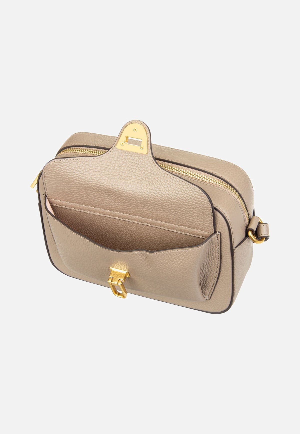 Coccinelle Beat Soft 1502 Warm Taupe Crossbody Bag