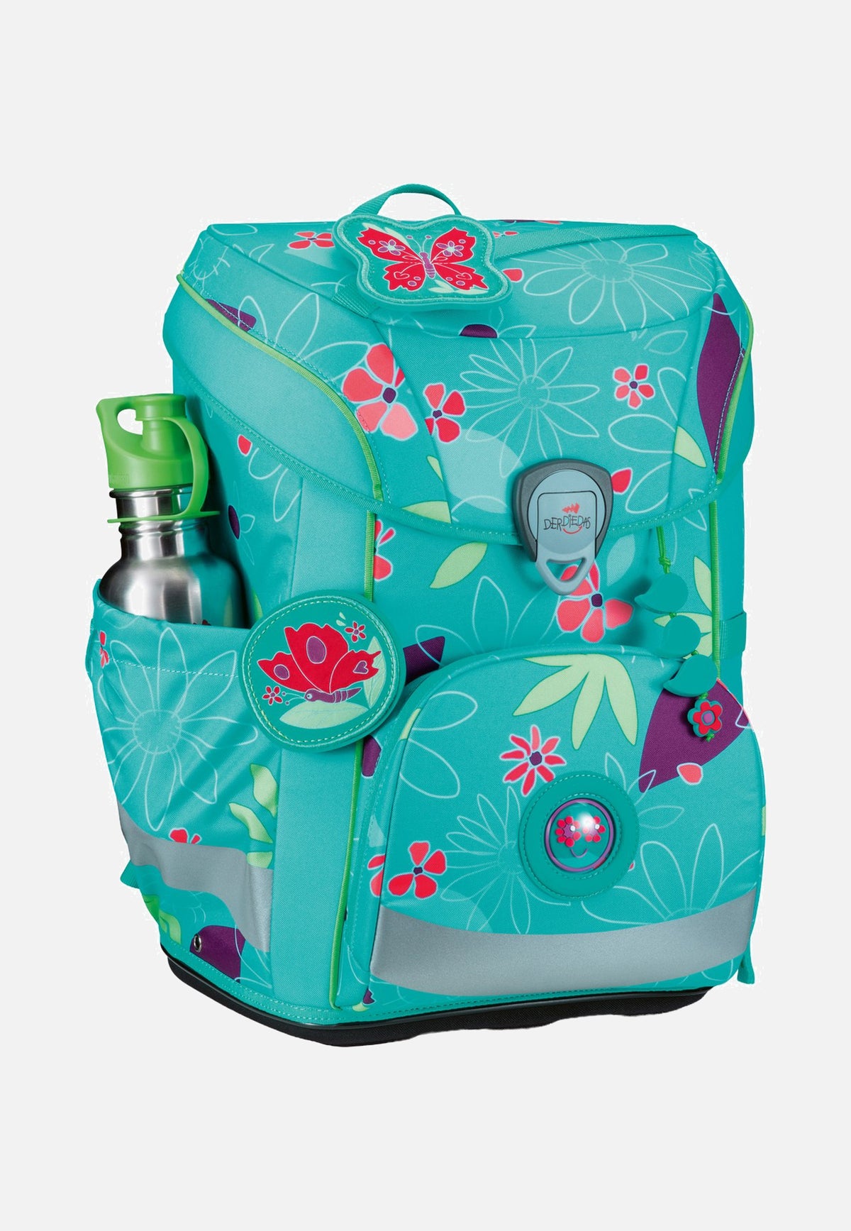 DerDieDas ErgoFlex Easy Set Butterfly Garden Mochila escolar
