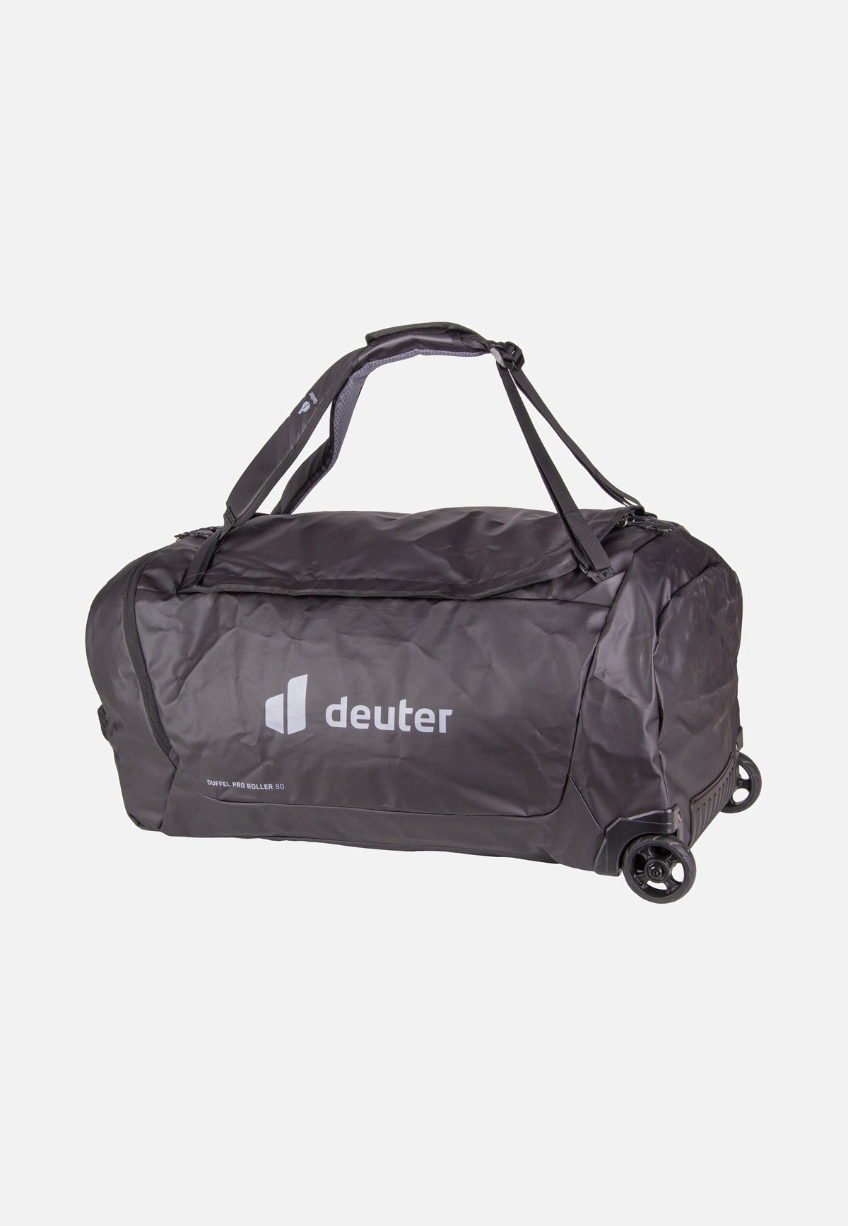 Deuter Duffel Pro Roller 90 Black Travel Bag with Wheels