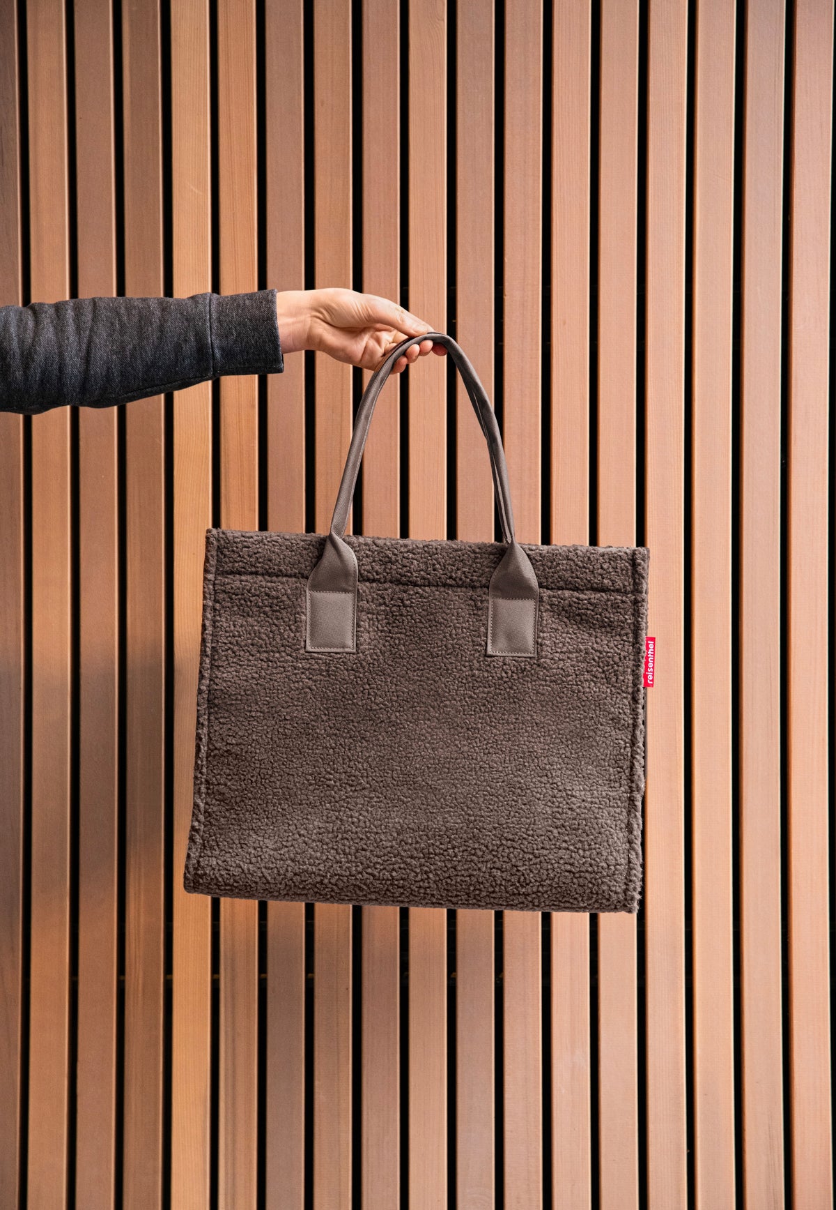 reisenthel Daily Shopper Teddy Chocolate Tote Bag