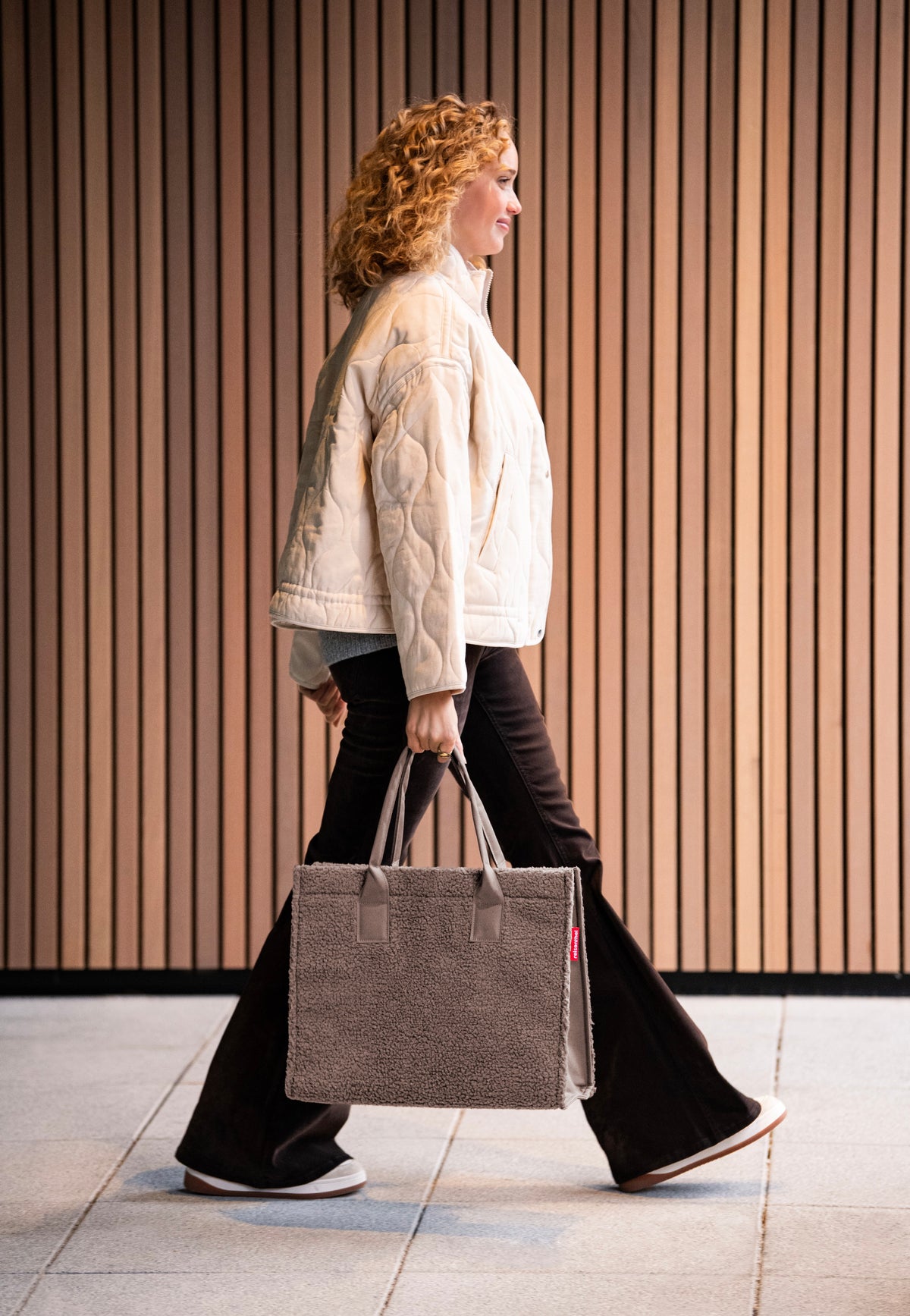 reisenthel Daily Shopper Teddy Chocolate Tote Bag
