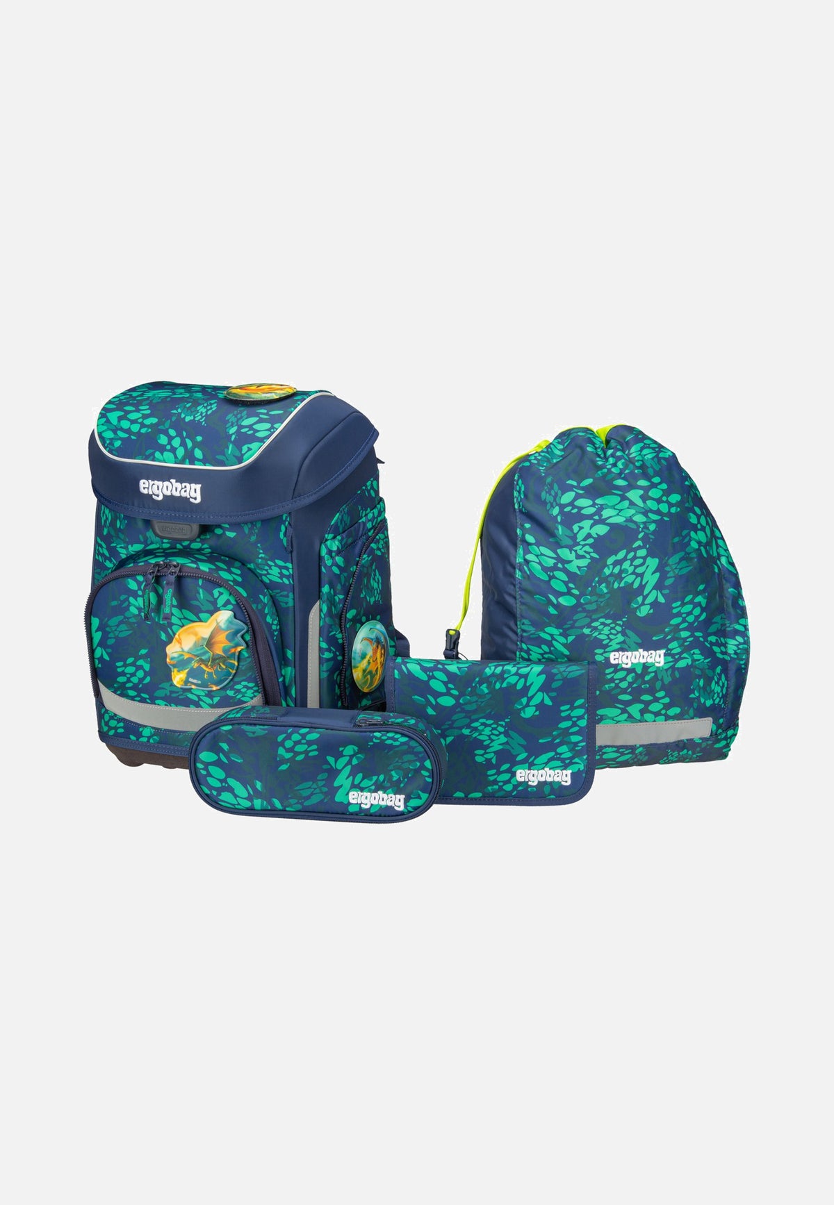 ergobag cubo Set DrachenbezwingBär cartable