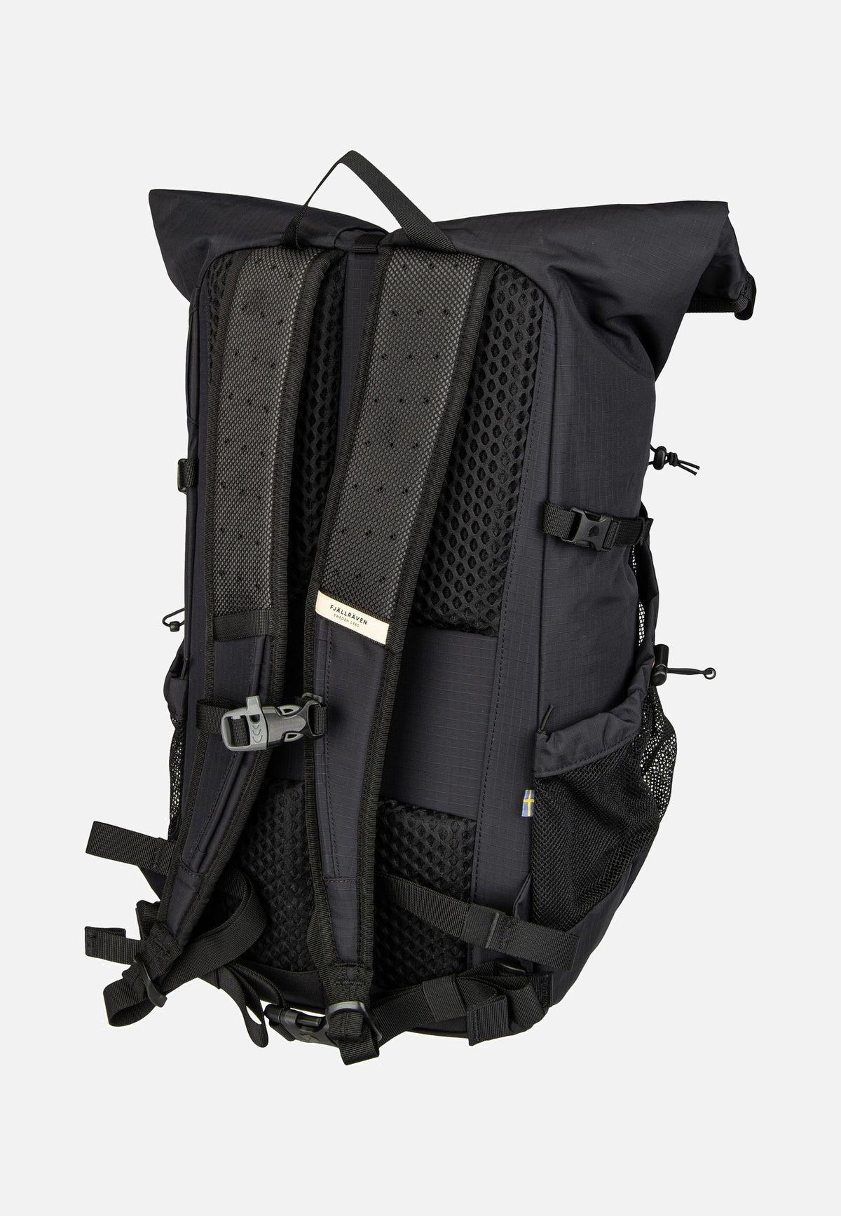 Fjällräven Abisko Hike Foldsack Black Rolltop Backpack