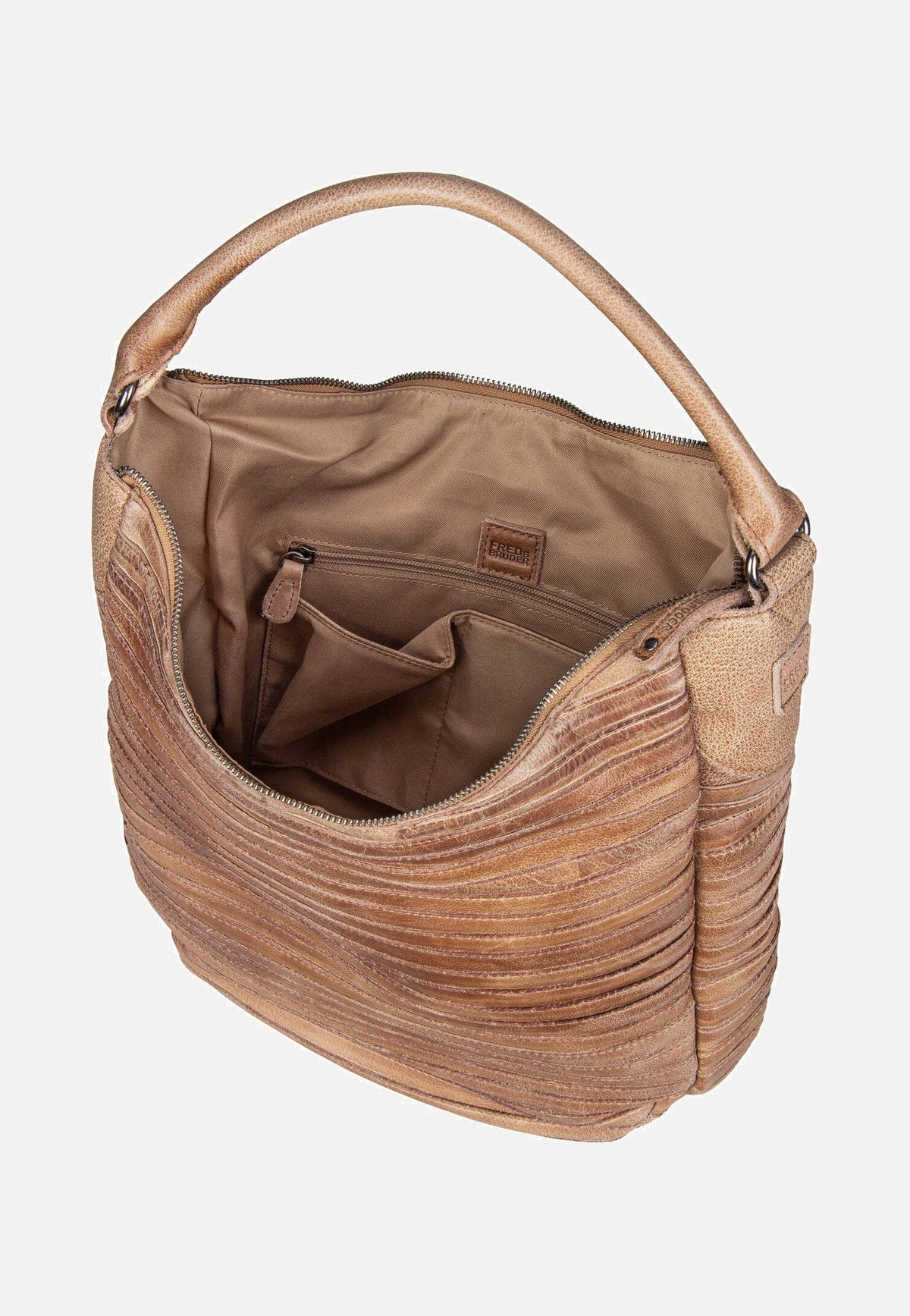 Fredsbruder Gürteltier S 971s Caramel Sac Hobo