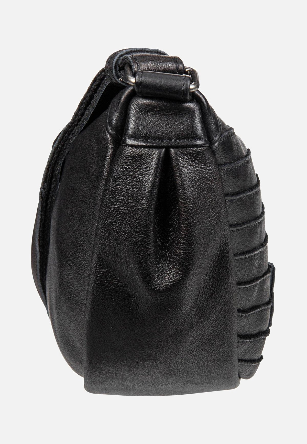 Fredsbruder Layer Halfmoon 3768 Black Sling Bag