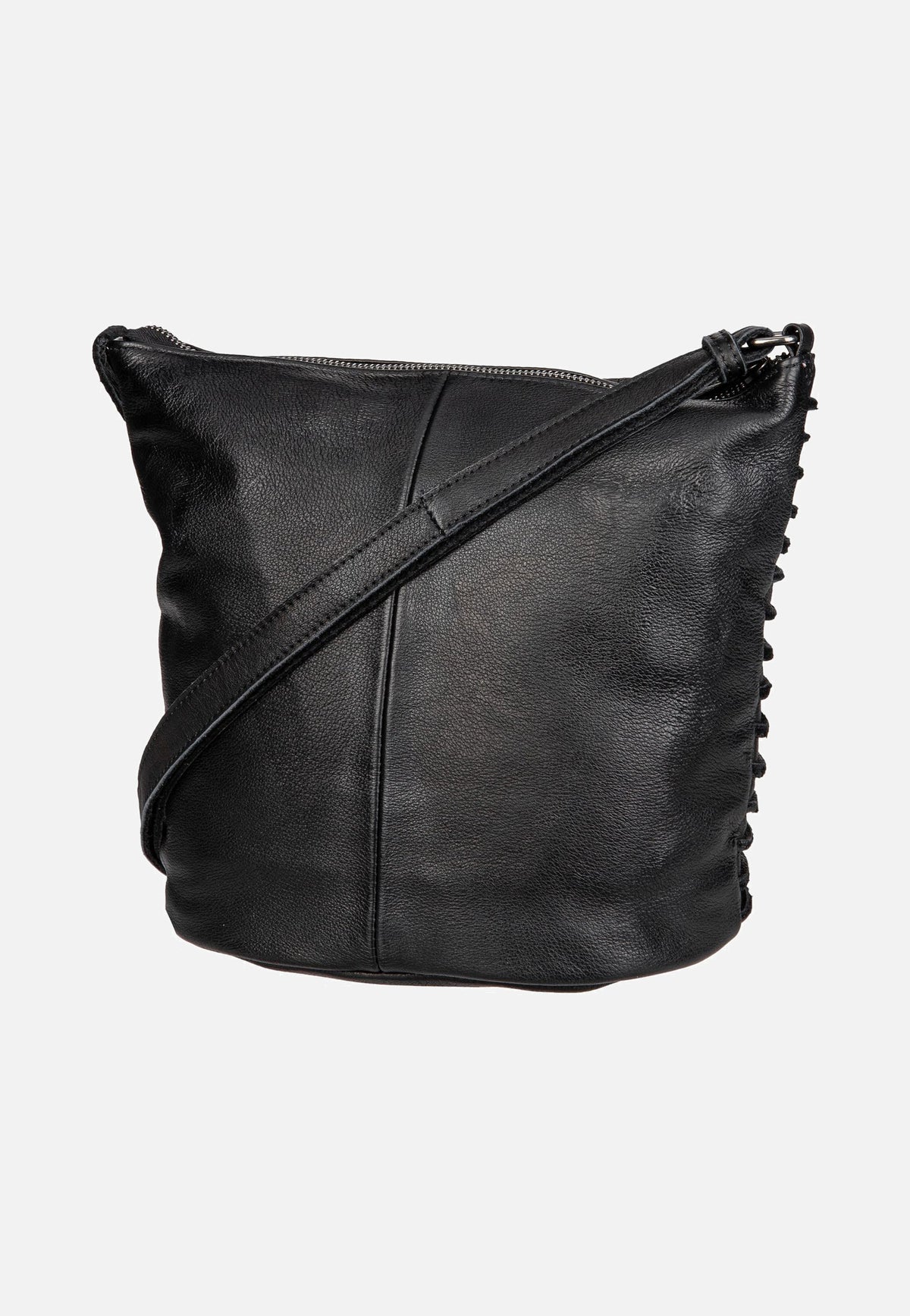 Fredsbruder Riffelinchen 927r Black Crossbody Bag