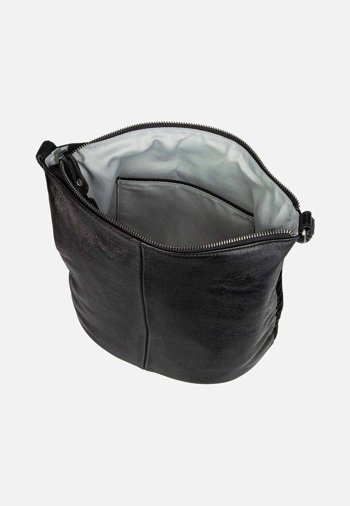 Fredsbruder Riffelinchen 927r Black Crossbody Bag
