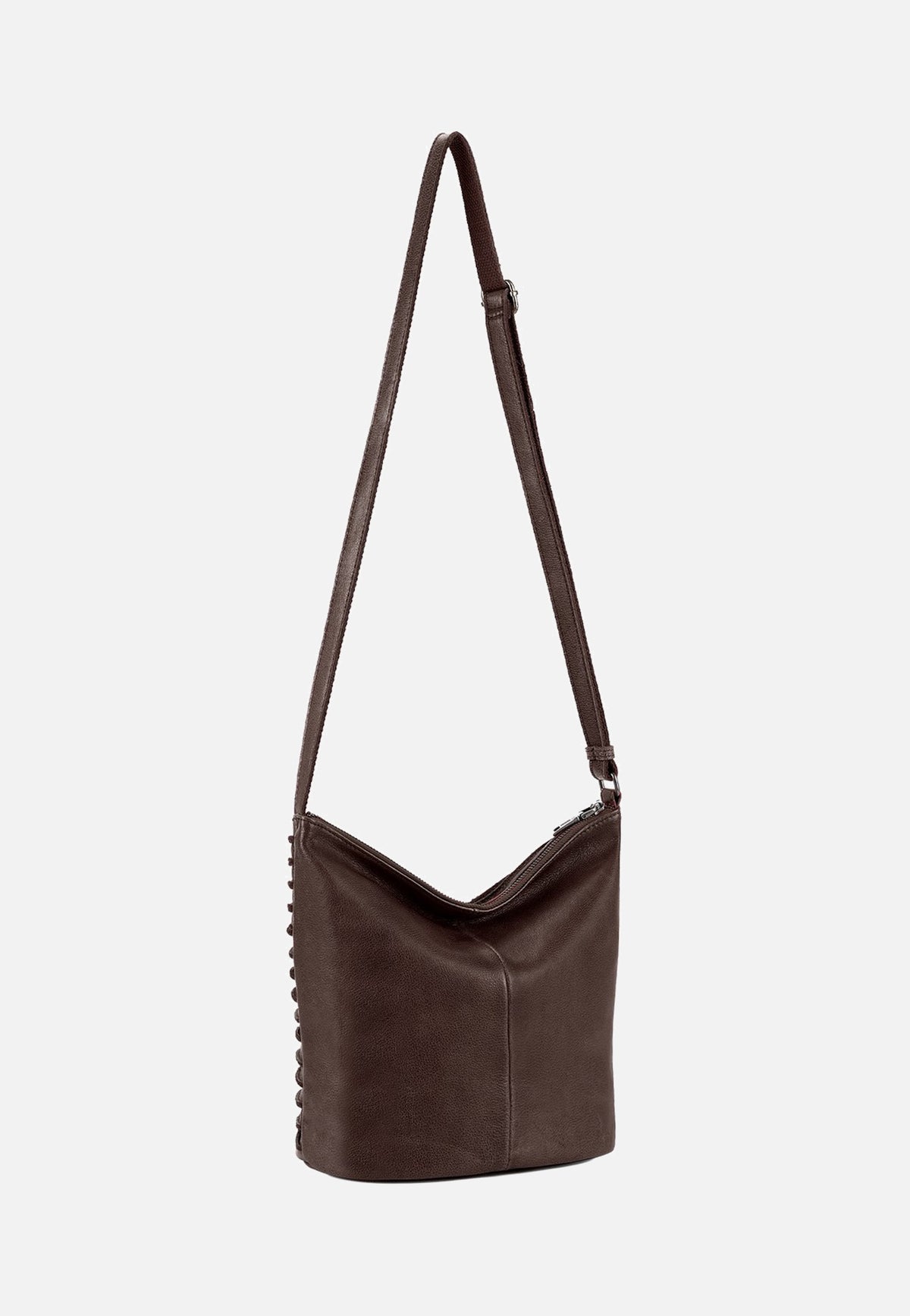 Fredsbruder Riffelinchen 927R Dark Choco Brown Borsa a tracolla