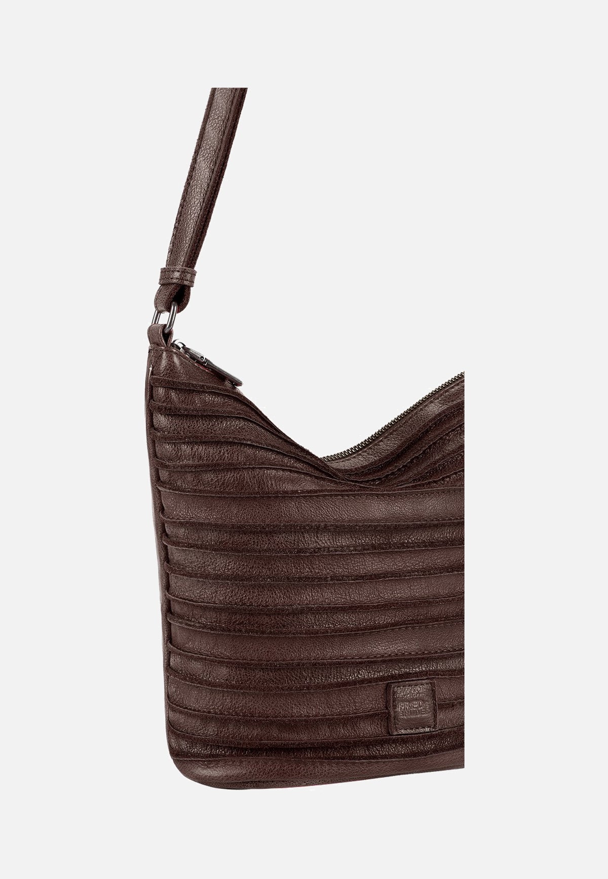 Fredsbruder Riffelinchen 927R Dark Choco Brown Borsa a tracolla