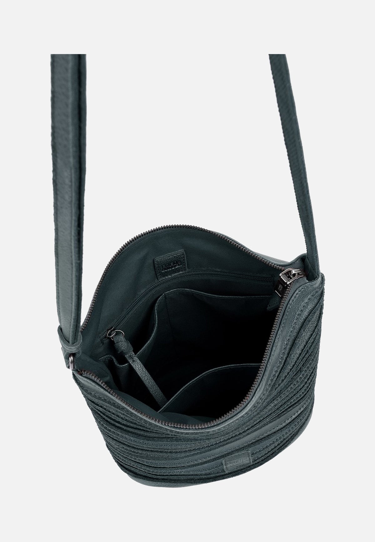 Fredsbruder Riffelinchen 927R Petrol Blue Borsa a tracolla