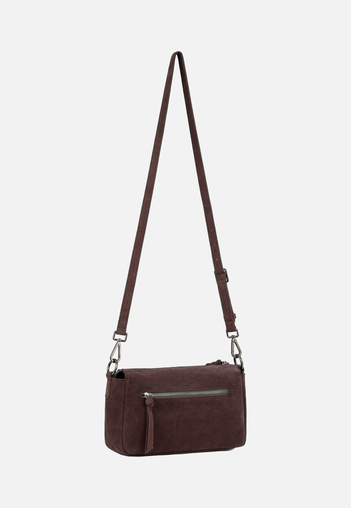 Fredsbruder Studs & Calm Crossbag Dark Choco Brown Borsa a tracolla