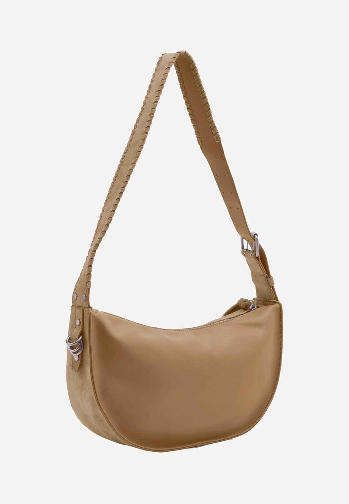Fredsbruder Whipstitch Soul Hobo Dark Sand Hobo Bag