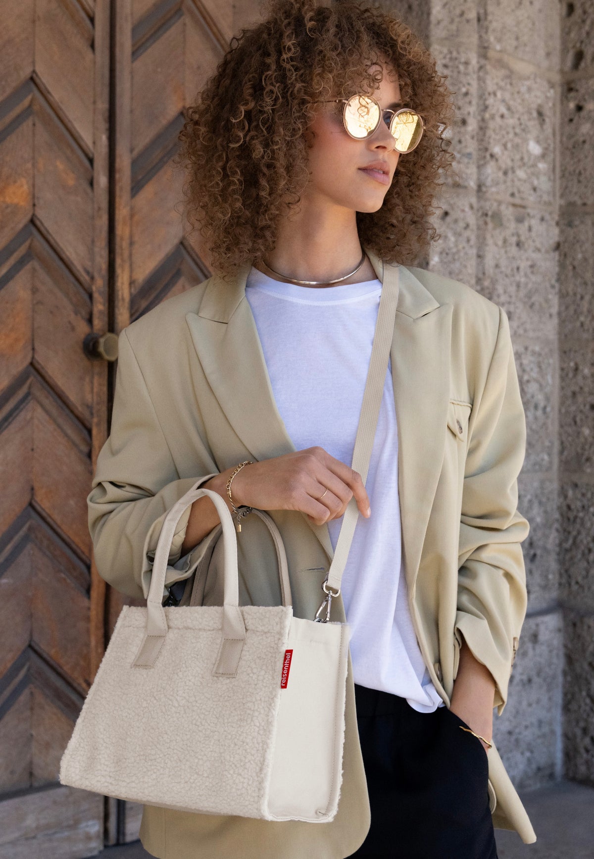 reisenthel Daily Shopper XS Teddy Sand Borsa tote