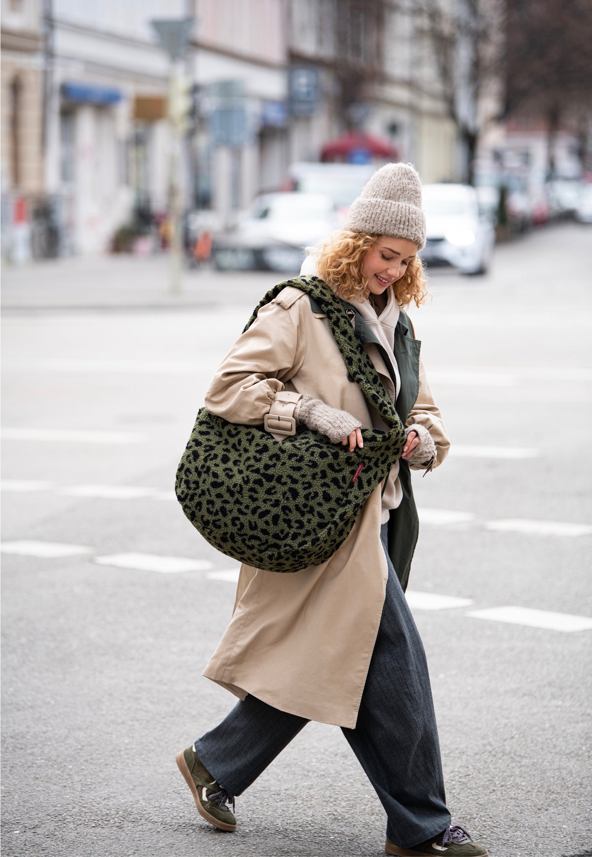 reisenthel Moonbag Teddy Leo Olive Sac Hobo