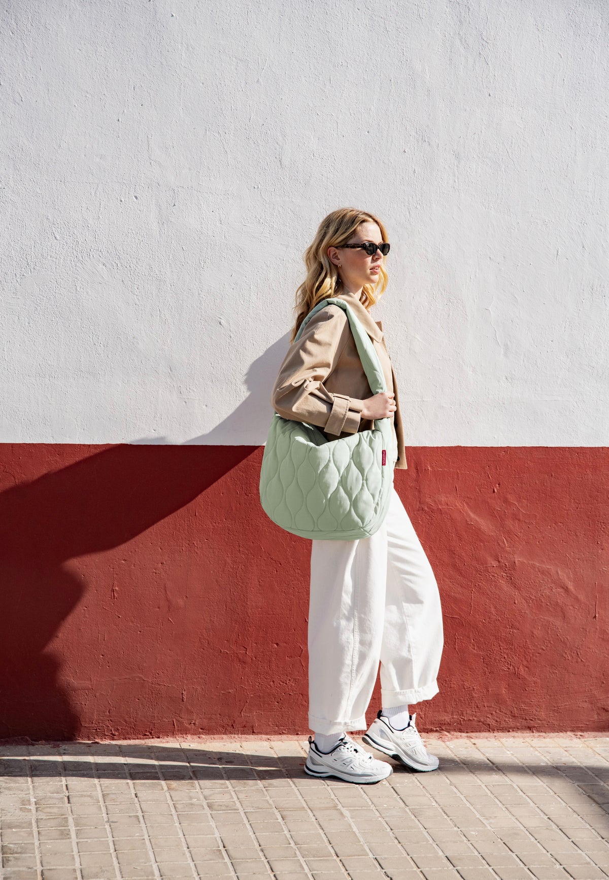 reisenthel Moonbag Puffer Iced Matcha Borsa Hobo