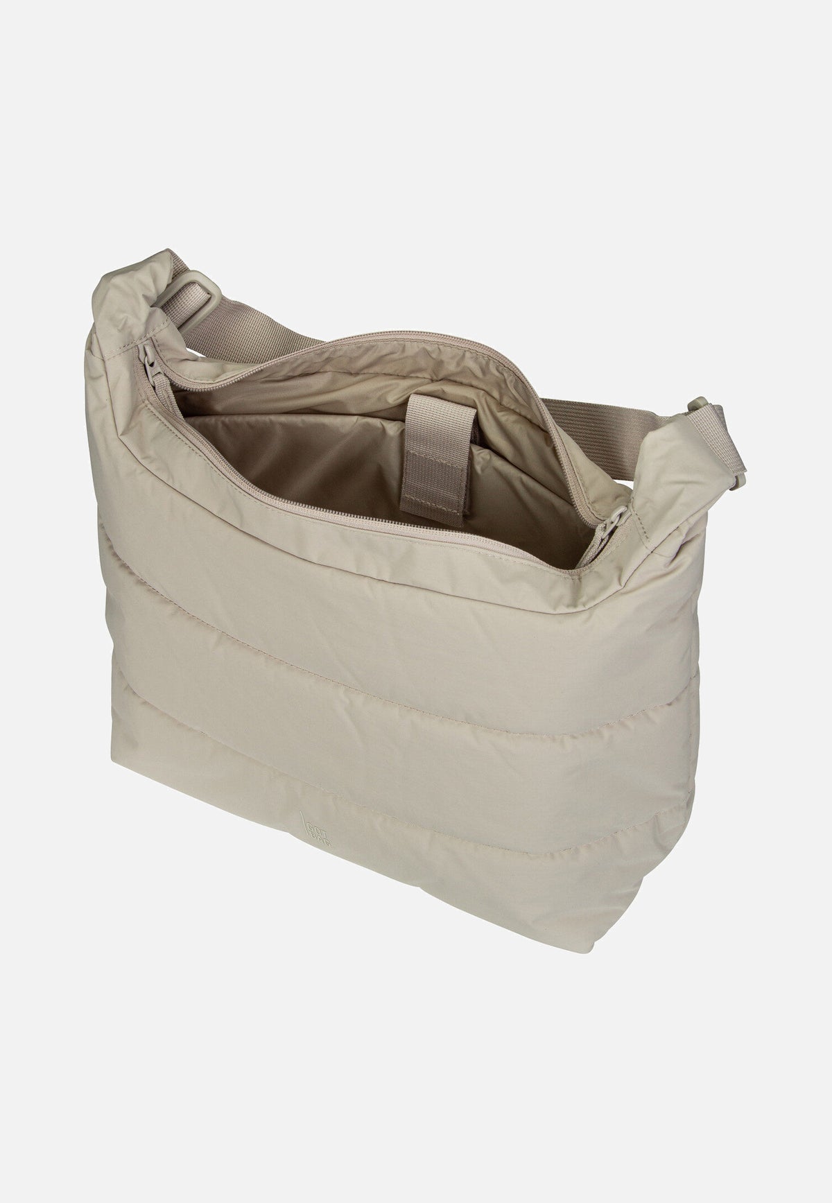 GOT BAG Puffer Square Bag Large Monochrome Scallop Hobo-tas