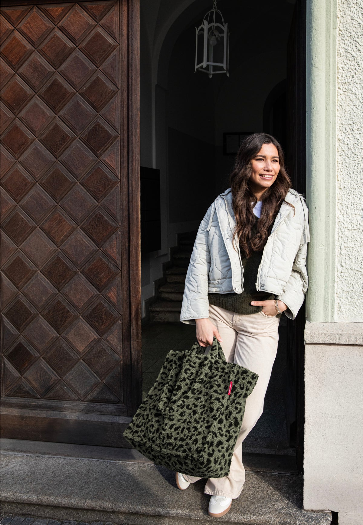 reisenthel Softshopper Teddy Leo Olive Acquirente