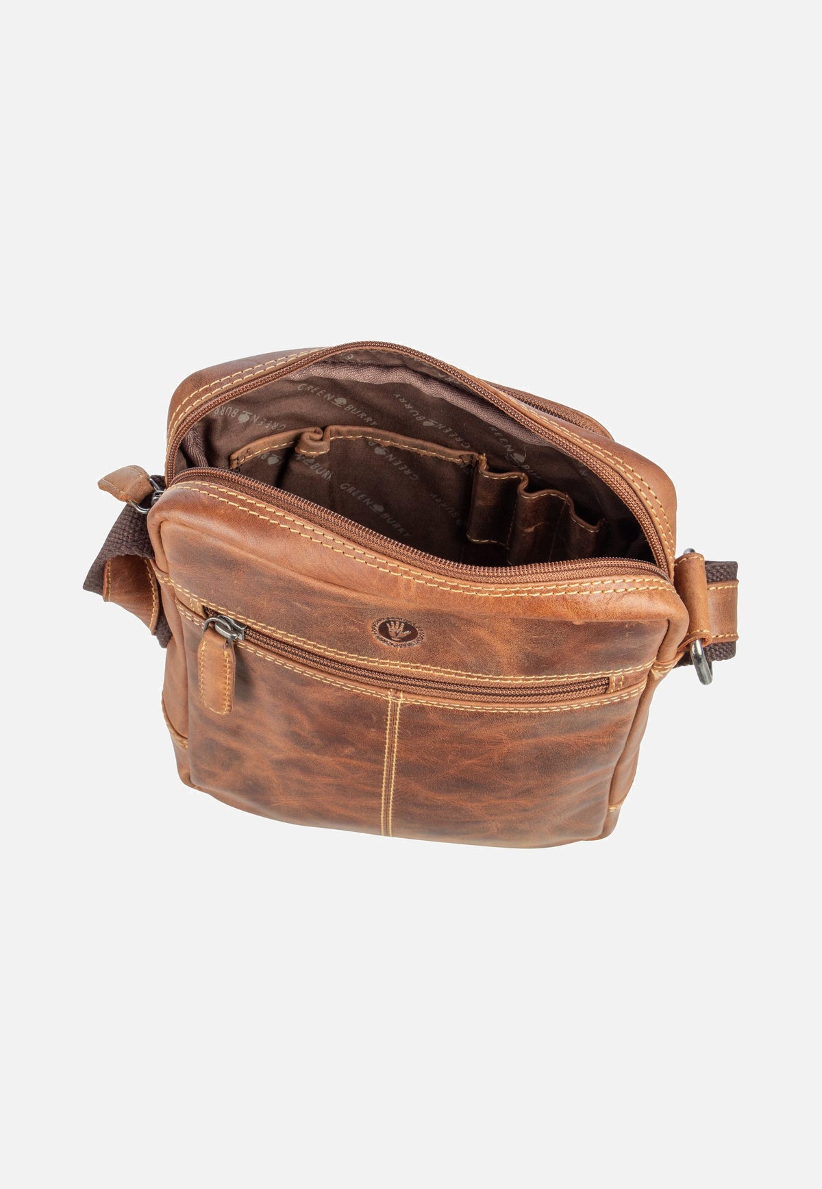 Greenburry Cafe Racer 0832 Antikbraun Sac à bandoulière