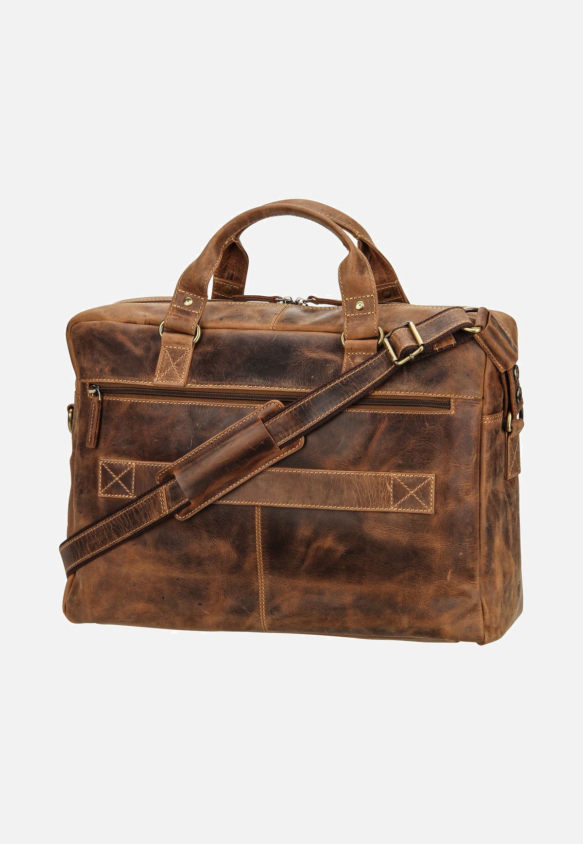 Greenburry Vintage 1539 Sattelbraun Briefcase