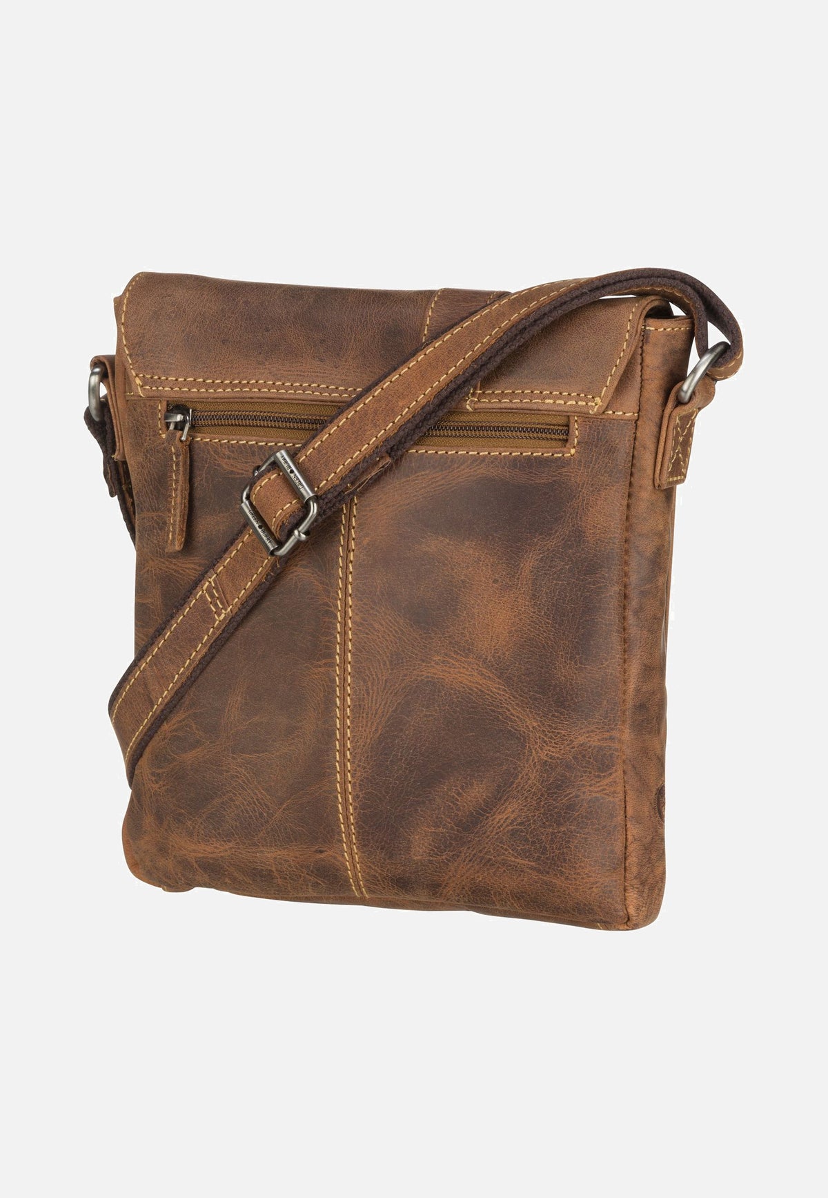 Greenburry Vintage 1650/5 Sattelbraun Crossbody Bag