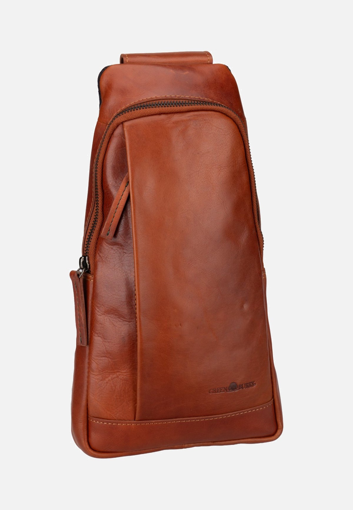 Greenburry Newport Crossover-Bag Caramel Crossbody Bag
