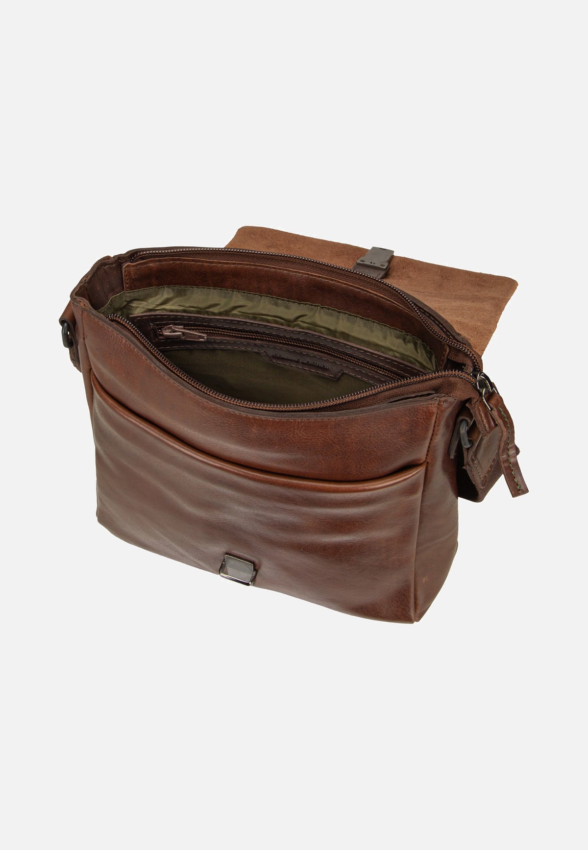 Greenburry Newport Umhänger Medium Coffee Borsa a tracolla