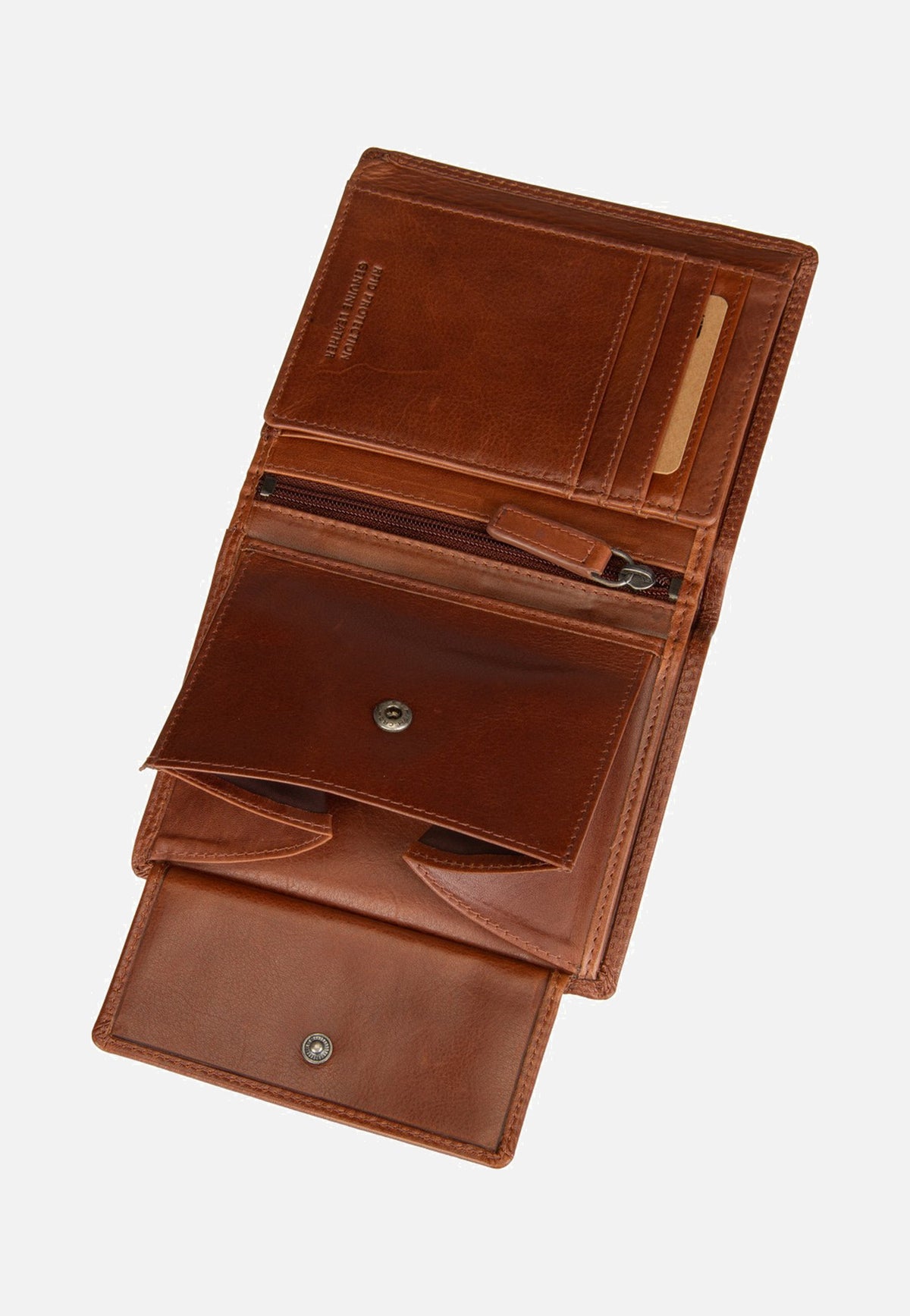 Greenburry Waxy Vintage Kombibörse 2Tlg. RFID Tobacco Nut Wallet