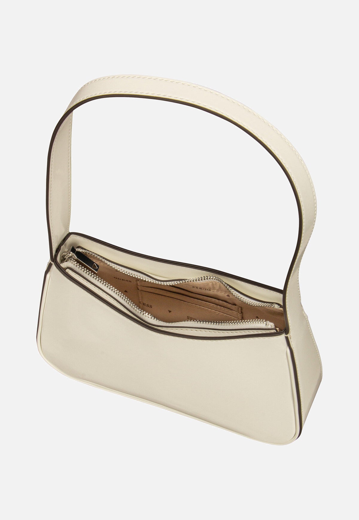 Guess Arnela Top Zip SHB 96170 White Bolso de noche