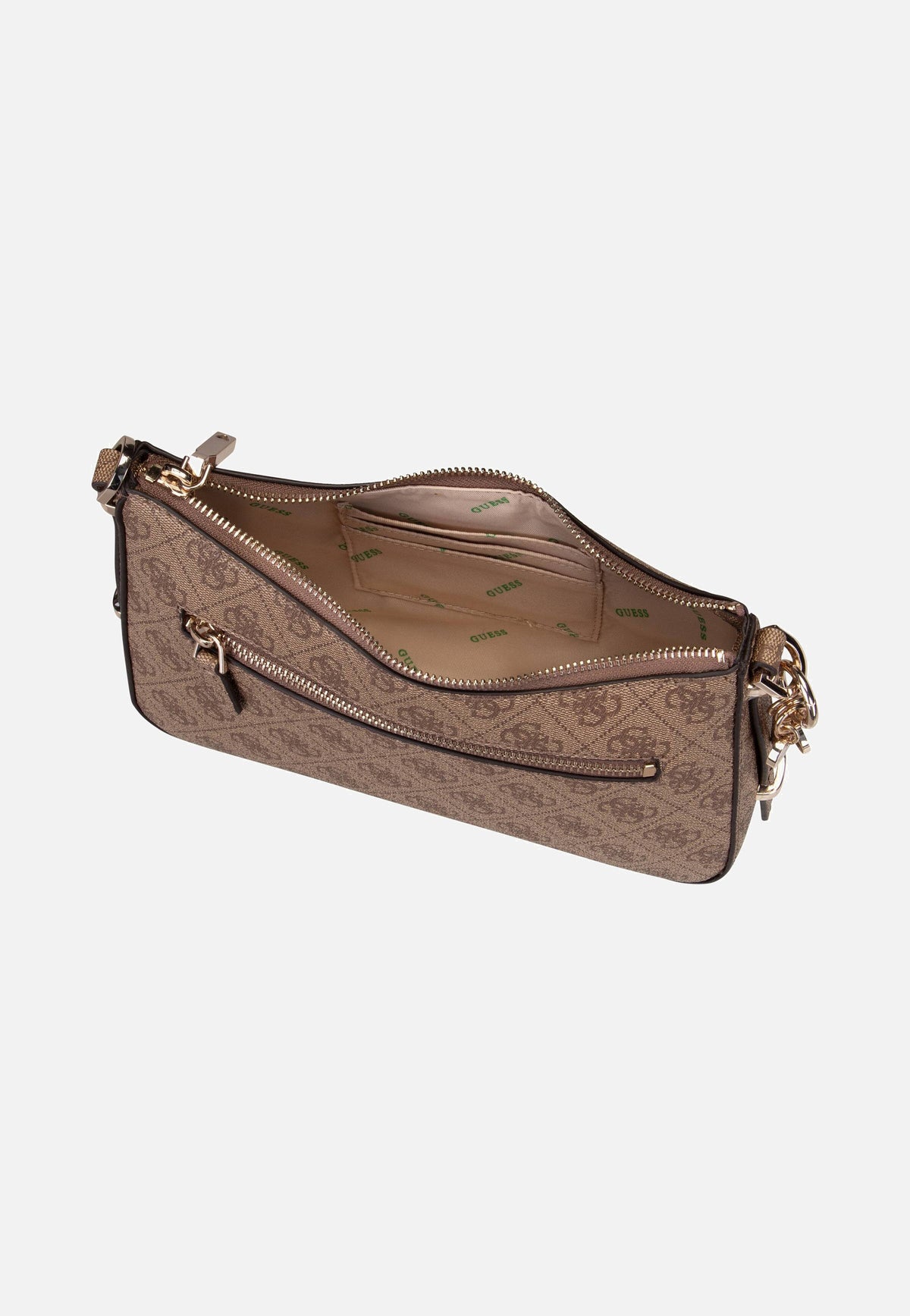 Guess Eco Erica Top Zip 51018 Latte Sac à bandoulière