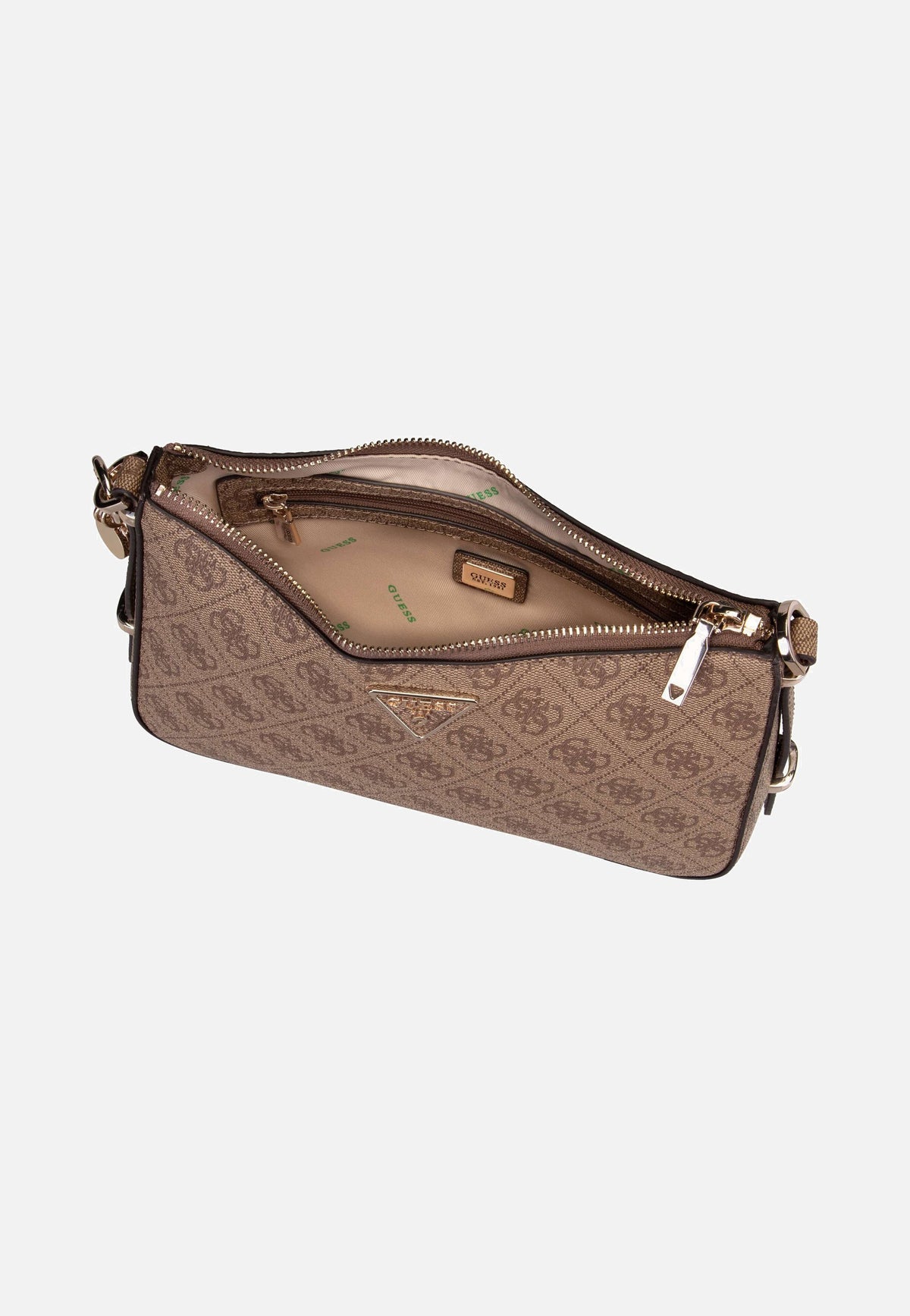 Guess Eco Erica Top Zip 51018 Latte Sac à bandoulière