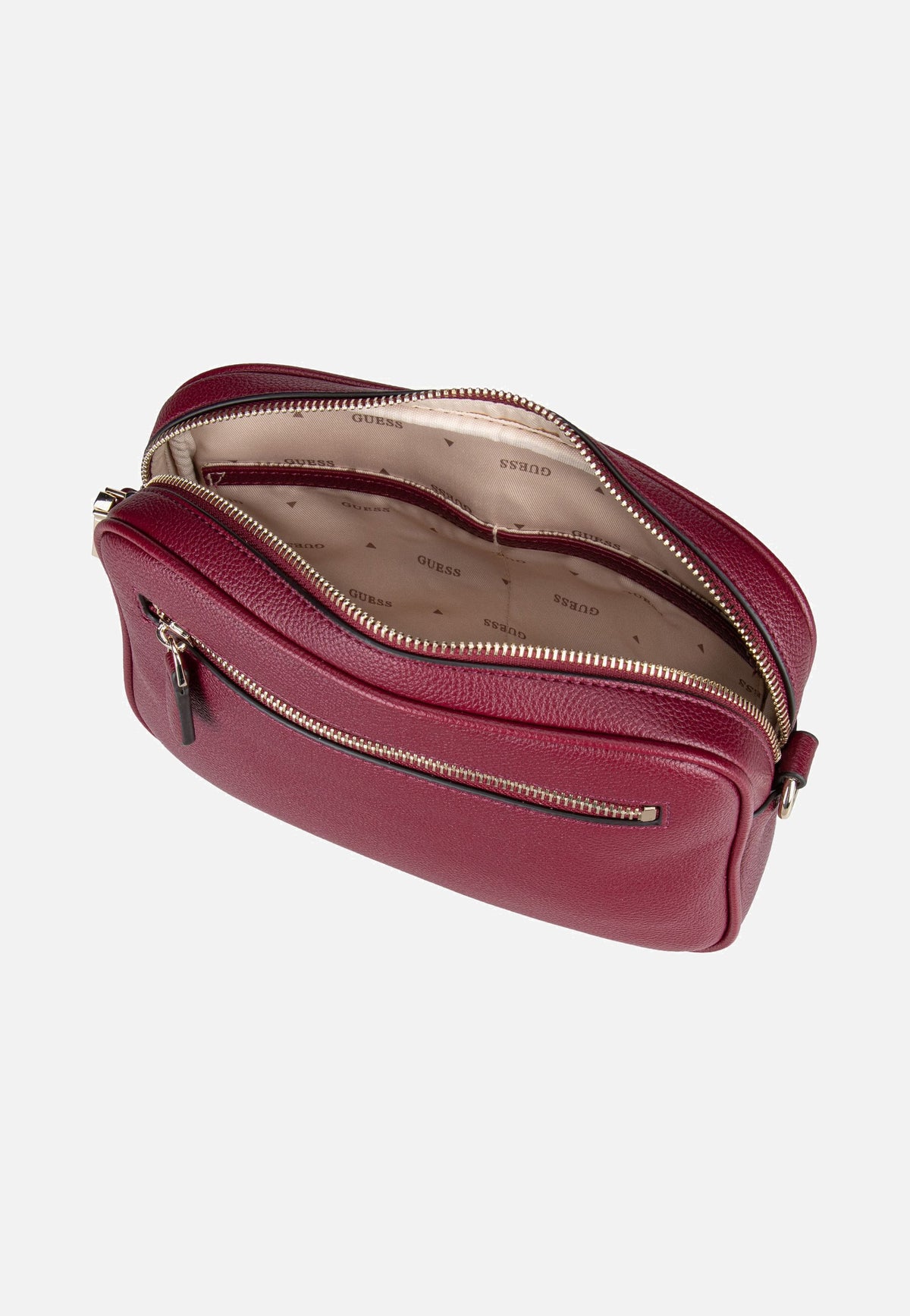 Guess Meridian 2 Camera Bag 74140 Wine Schoudertas