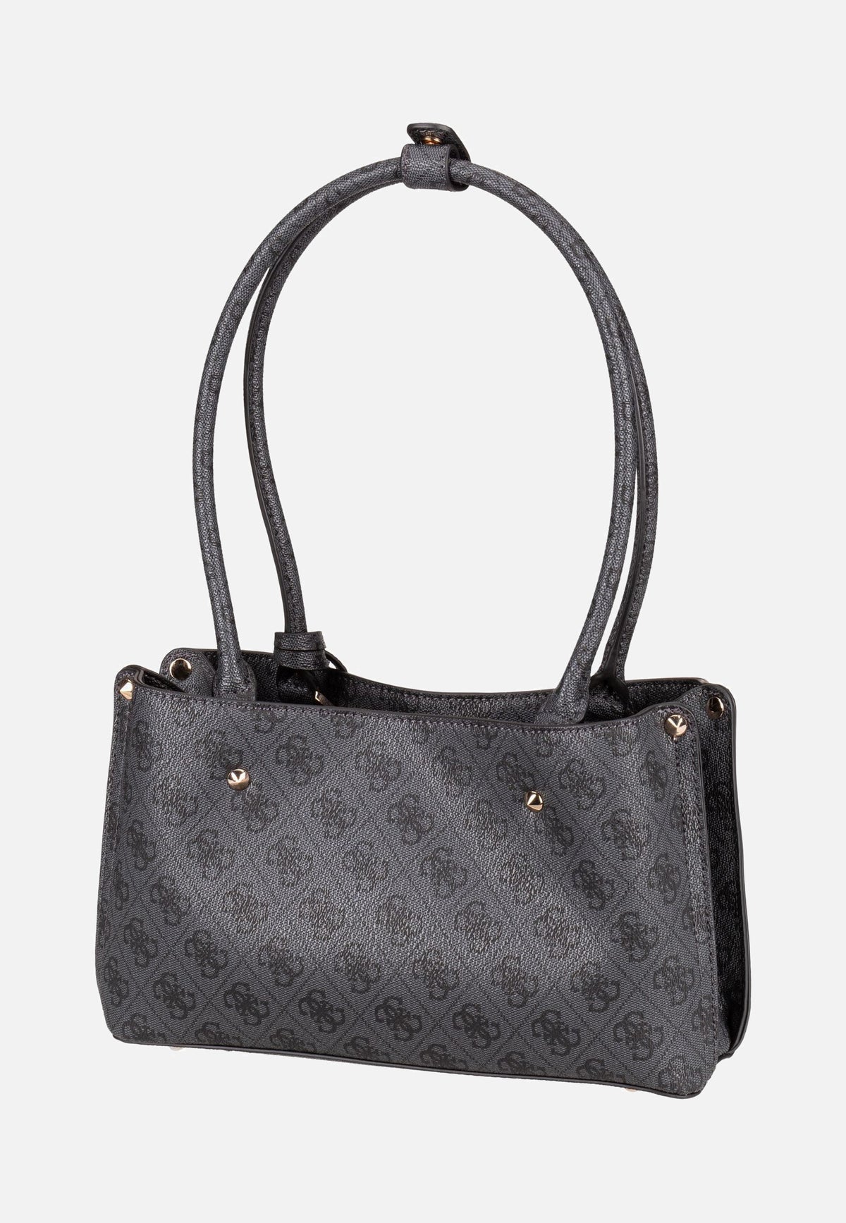 Guess Meridian 2 Shoulder SAT 74090 Coal Logo Shoulder Bag