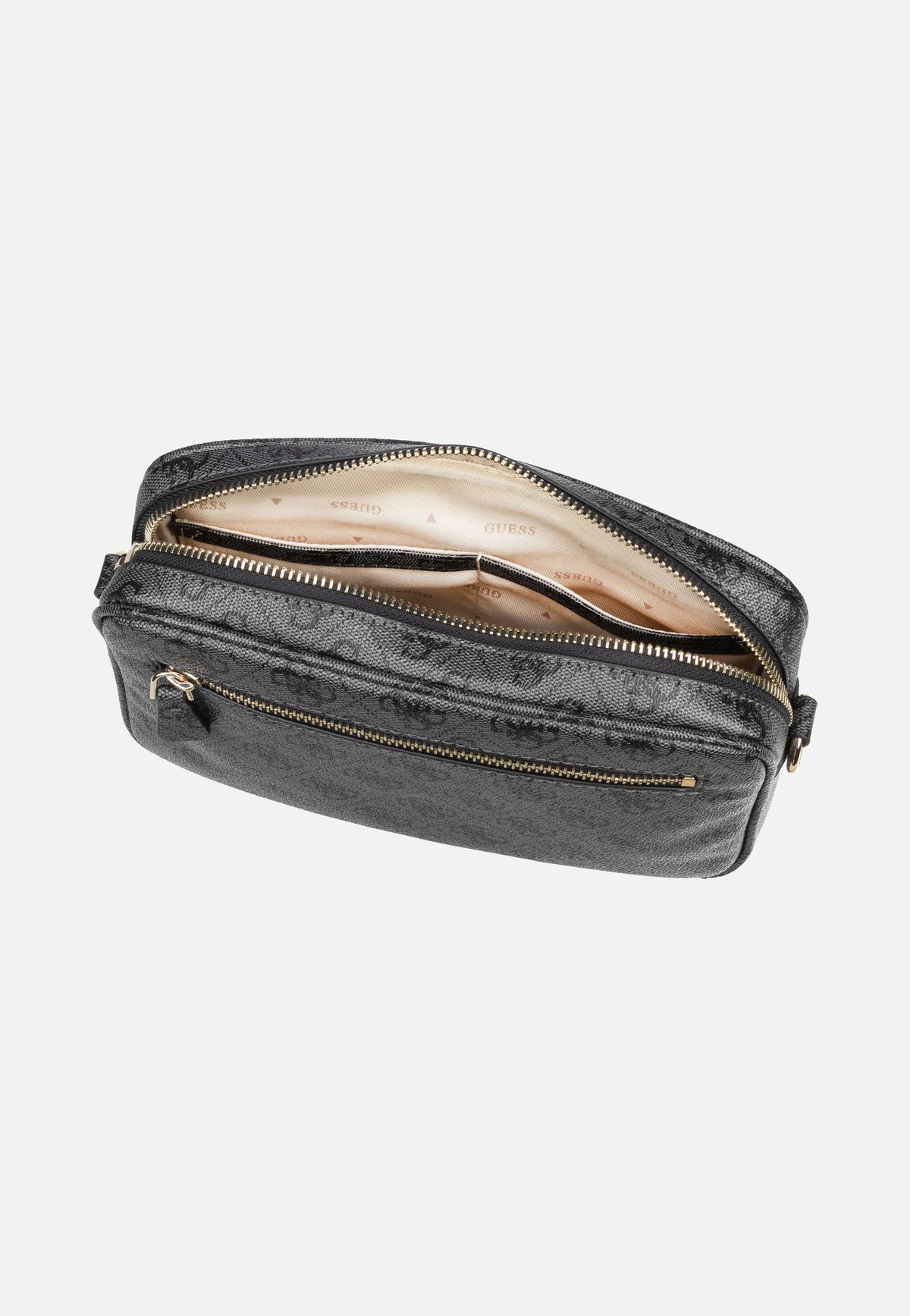 Guess Meridian II 74140 Logo Coal Crossbody Bag