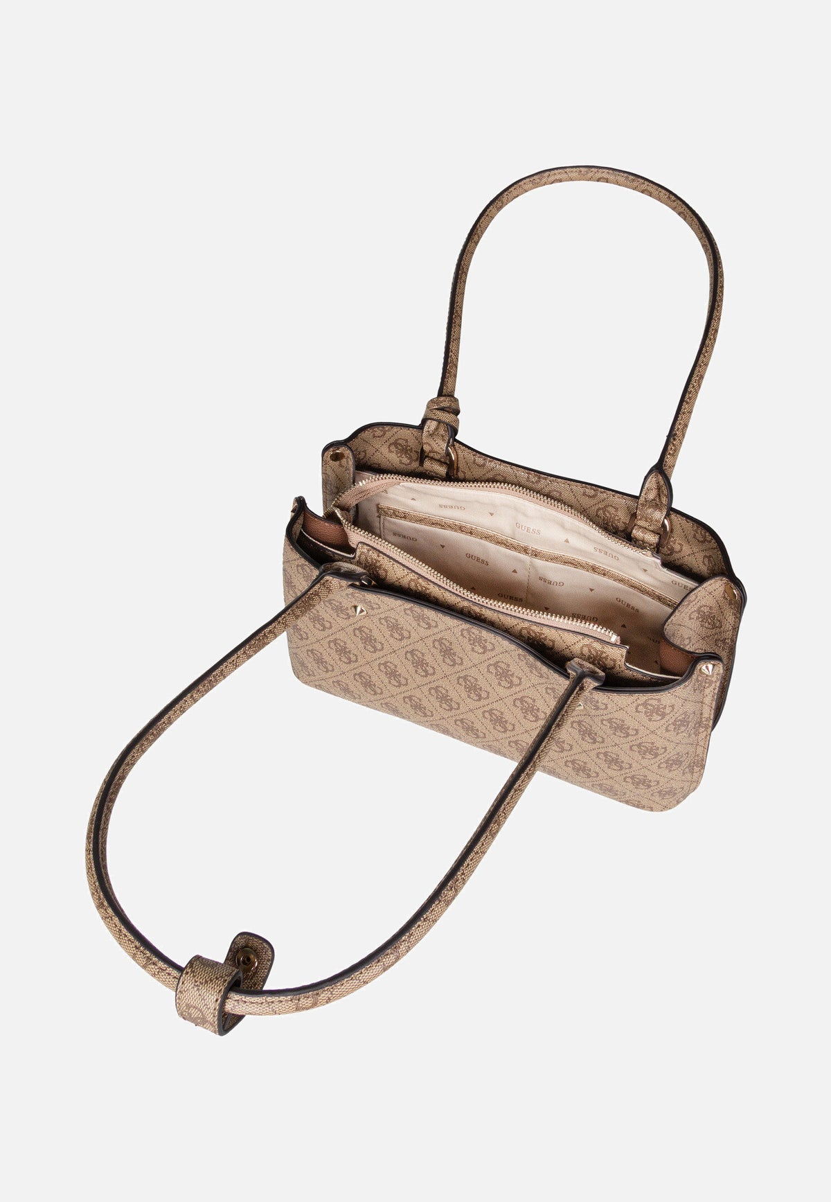 Guess Meridian Logo 78090 Latte Shoulder Bag