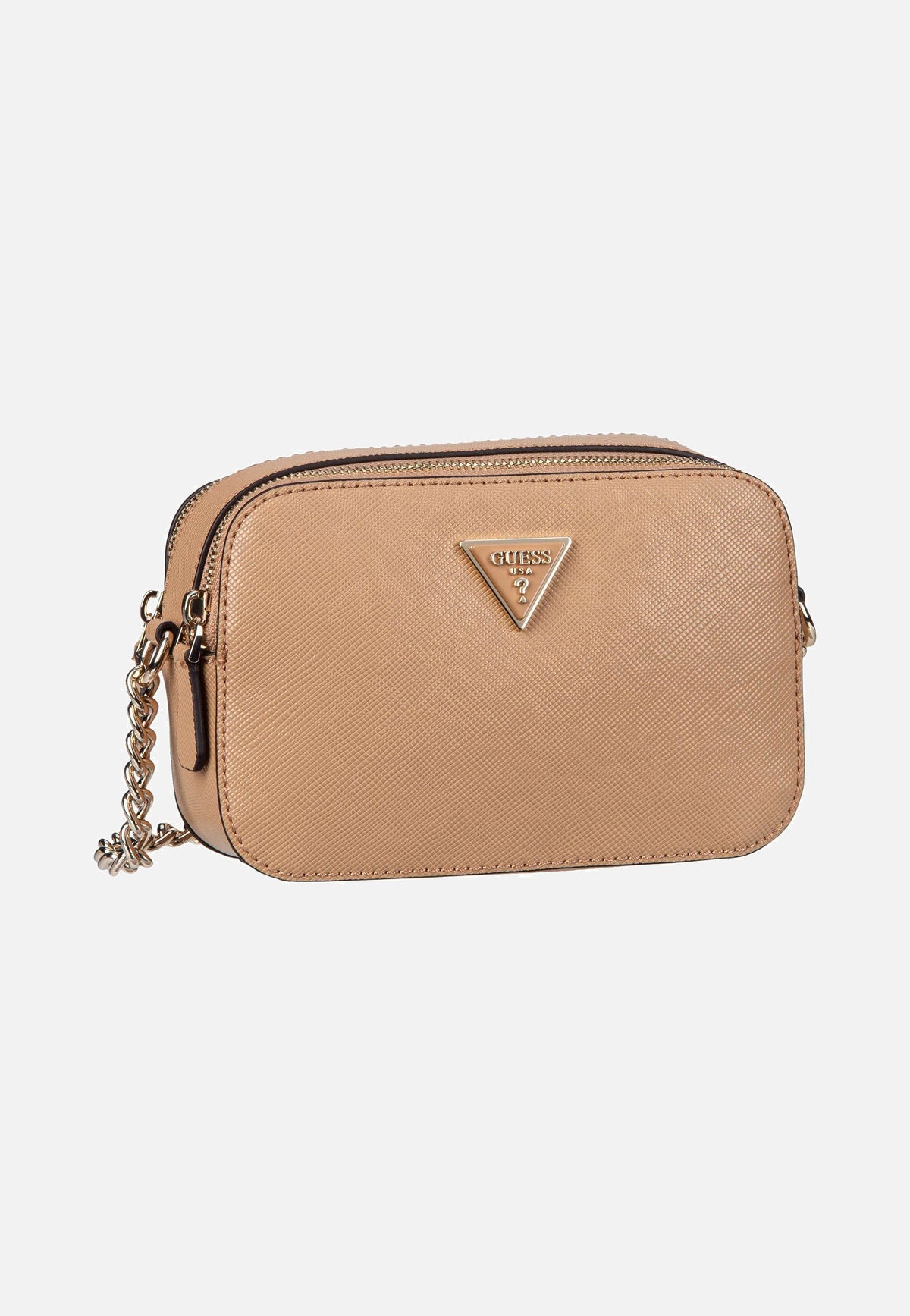 Guess Noelle Camera Beige Crossbody Bag