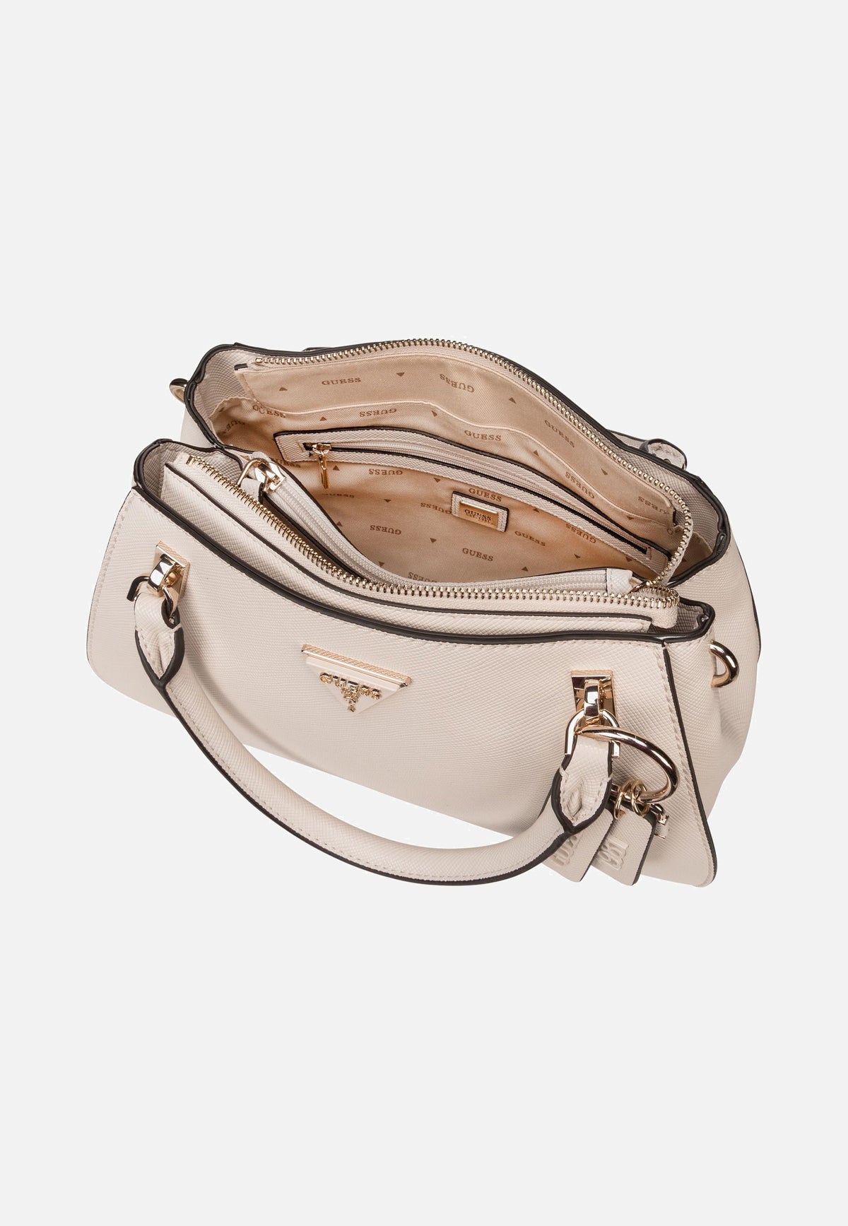 Guess Noelle II Luxury SAT 72070 Bone Bolsa con asa