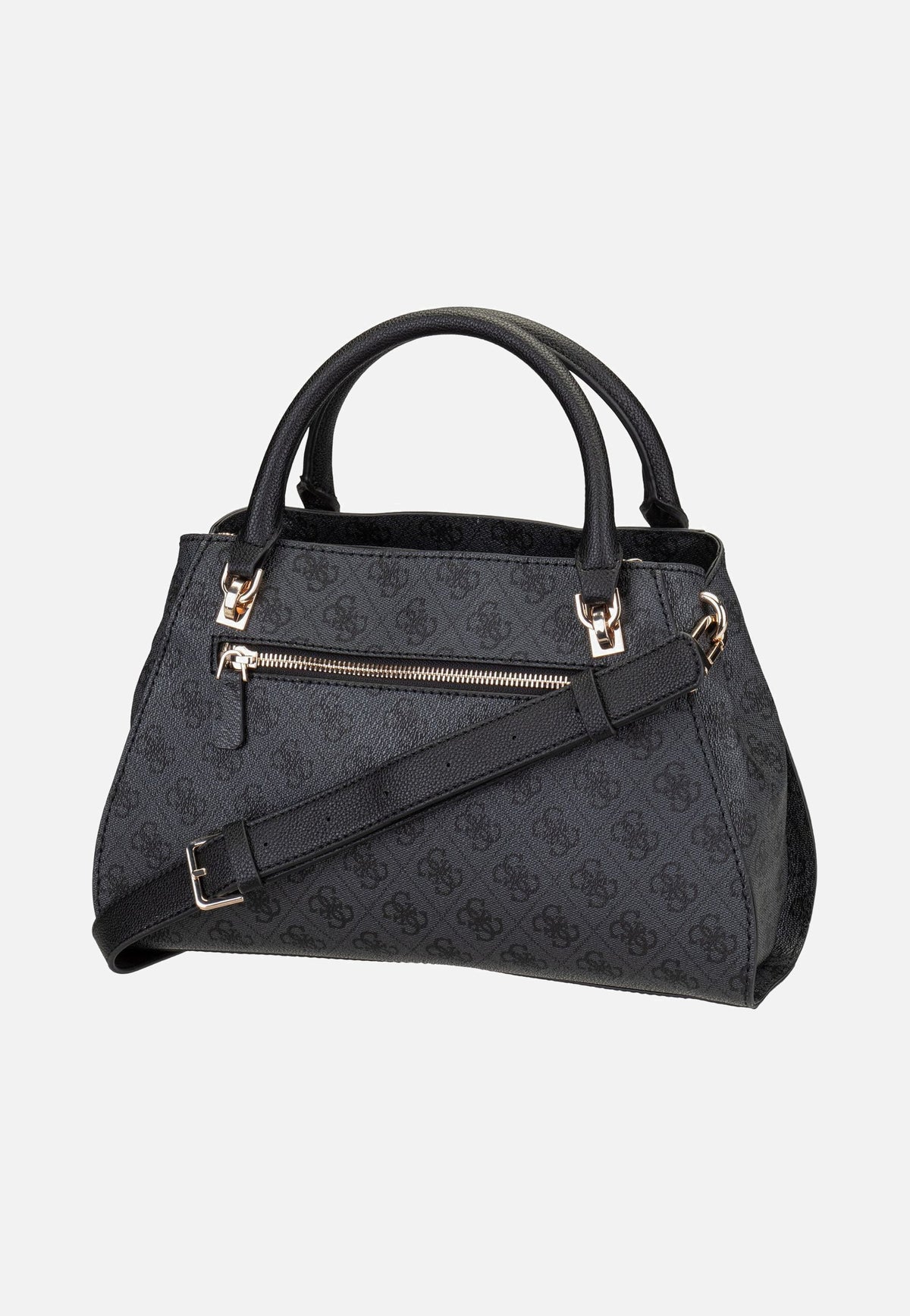 Guess Noelle II Luxury SAT 72070 Logo Coal Handle Bag