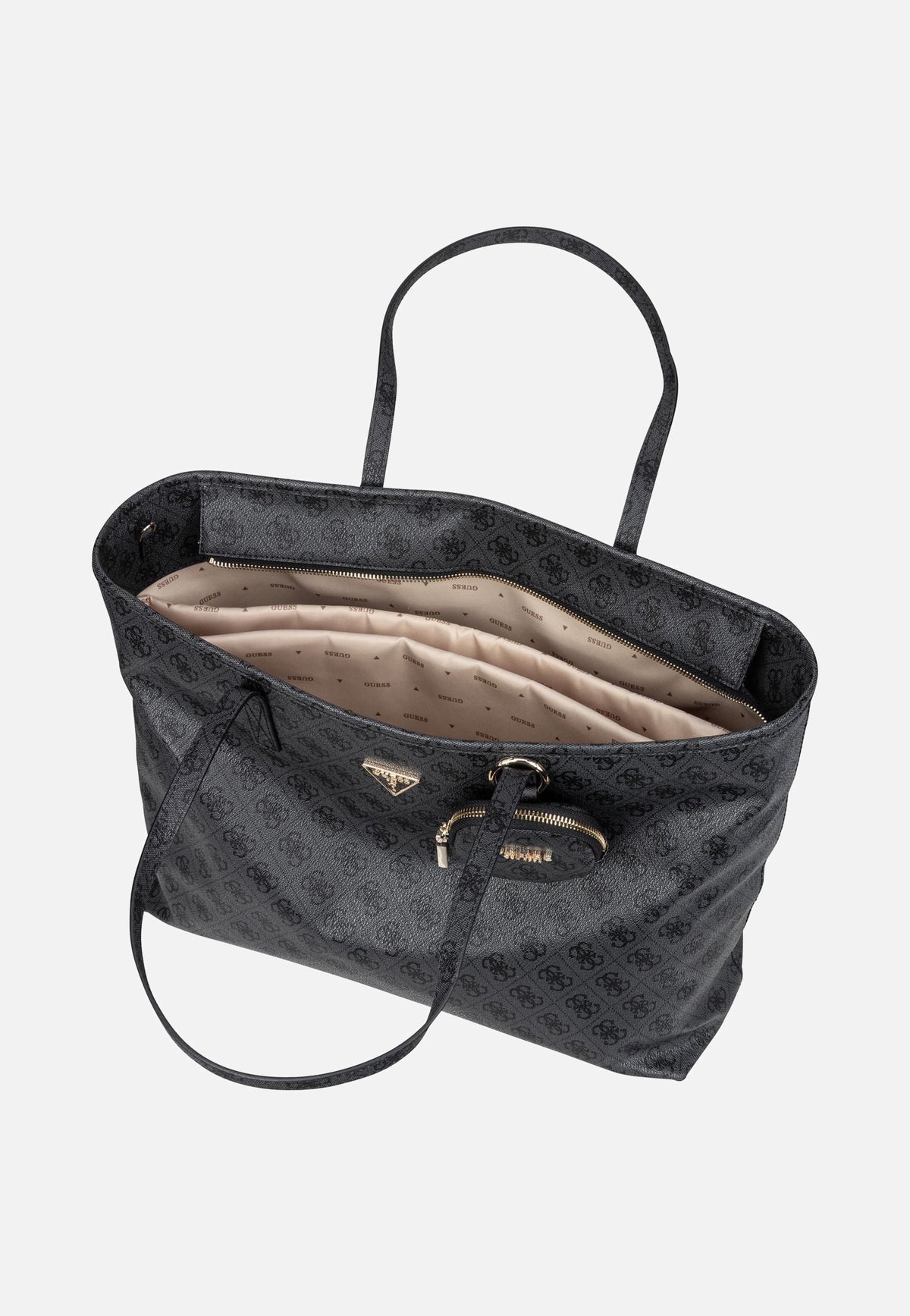 Guess Power Play II Large Tech TO 24240 Logo Coal Shopper