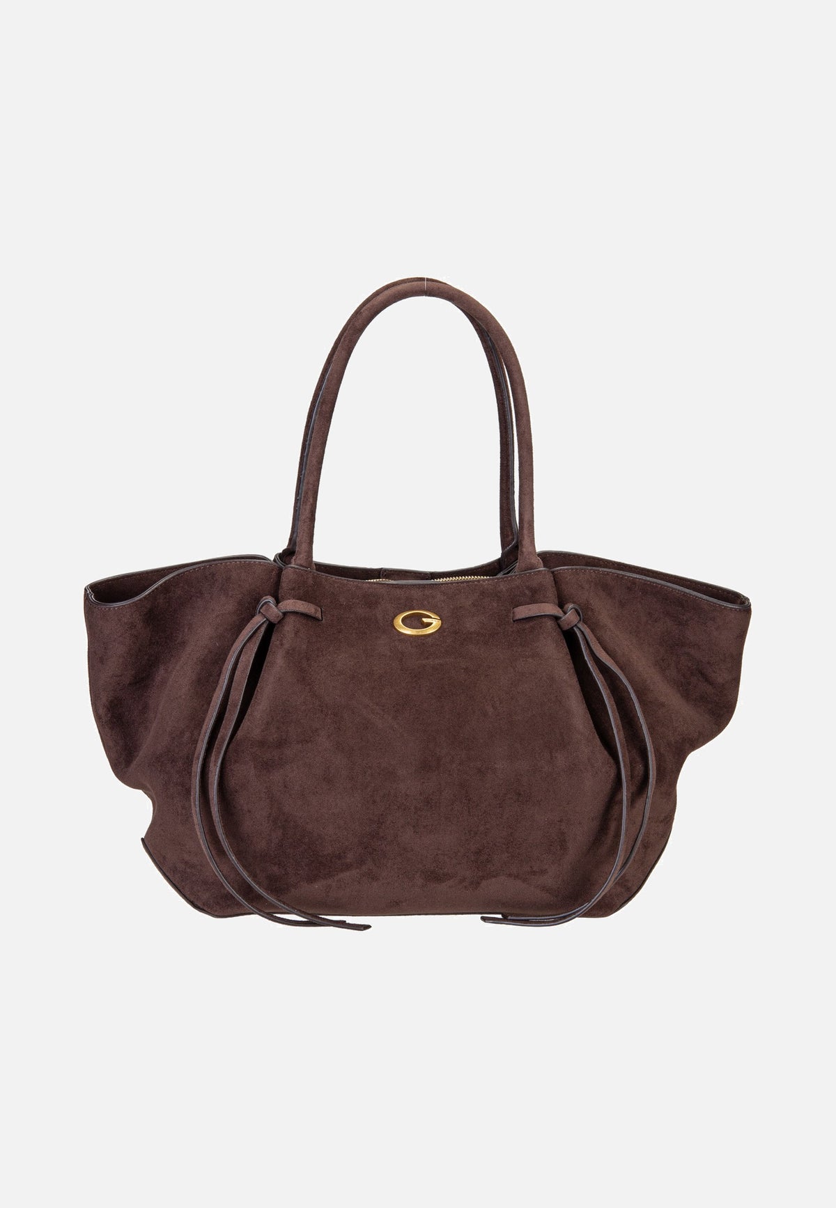 Guess Allegra Girlfriend Suede 37230 Espresso Borsa tote