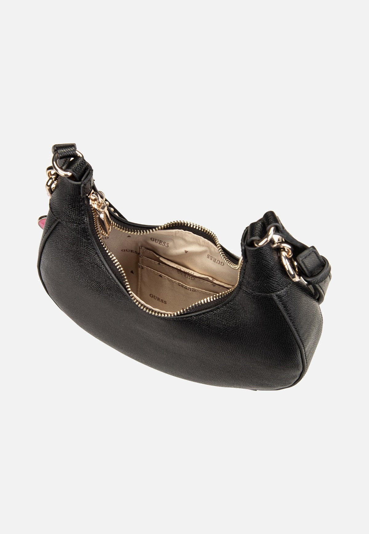Guess Davina Shoulder Black Borsa a tracolla