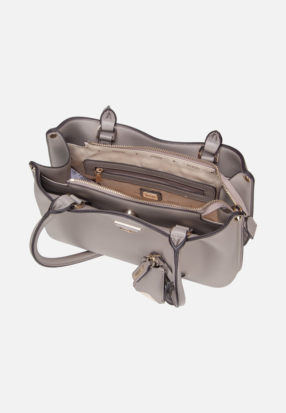 Guess Meridian II Shoulder SAT 74090 Dark Taupe Sac à bandoulière