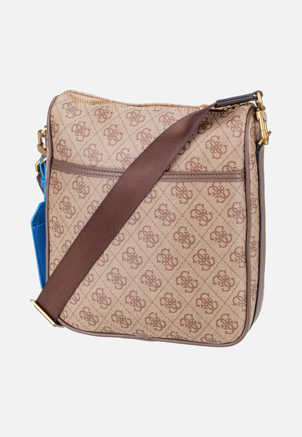 Guess Milano Vertical Crossbody 2 Beige/Brown Borsa a tracolla