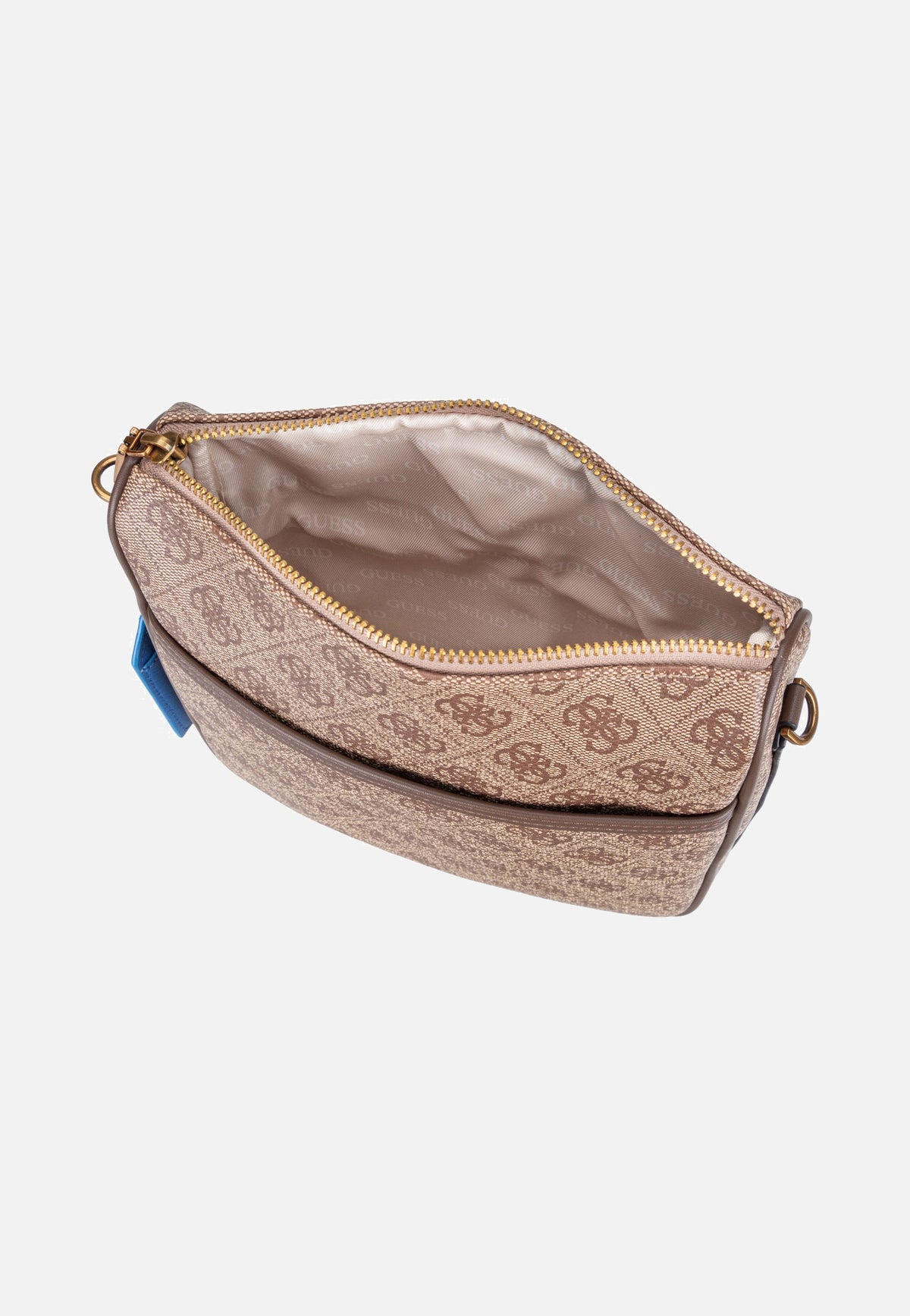Guess Milano Vertical Crossbody 2 Beige/Brown Borsa a tracolla