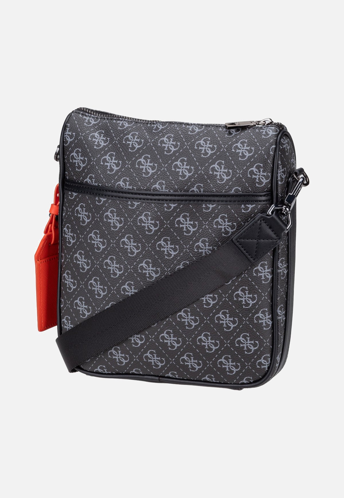 Guess Milano Vertical Crossbody 2 Dark Black Borsa a tracolla
